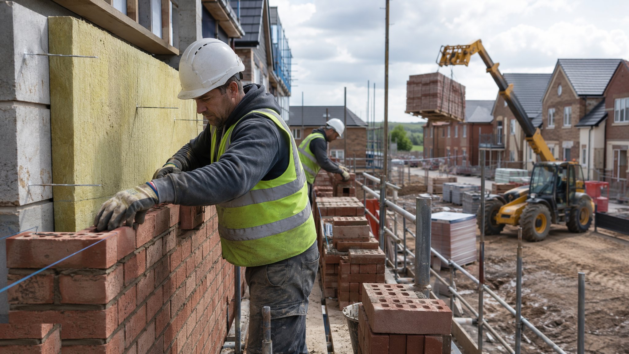 Brick Wall Construction — construction process cover