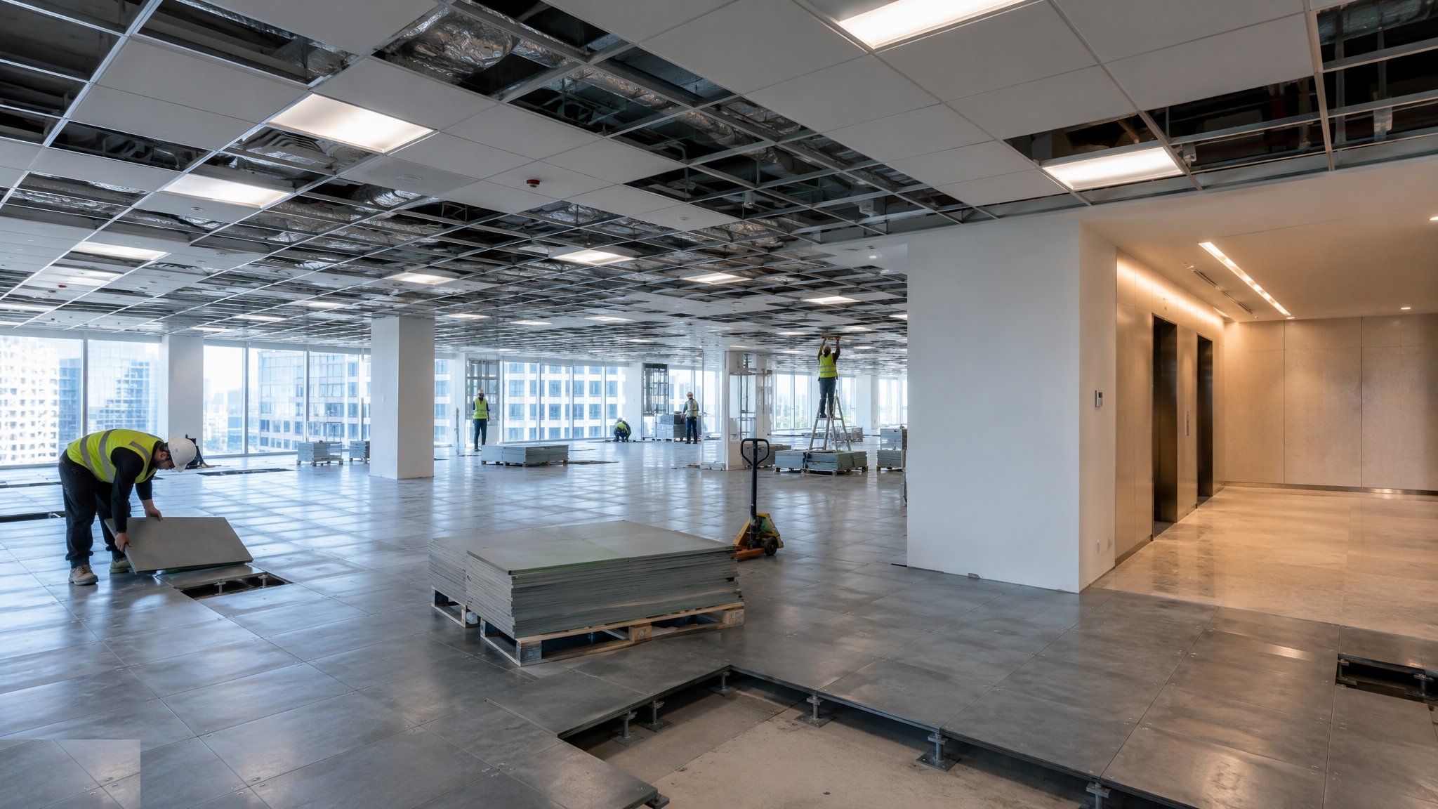 Cat A Fit-Out — construction process cover