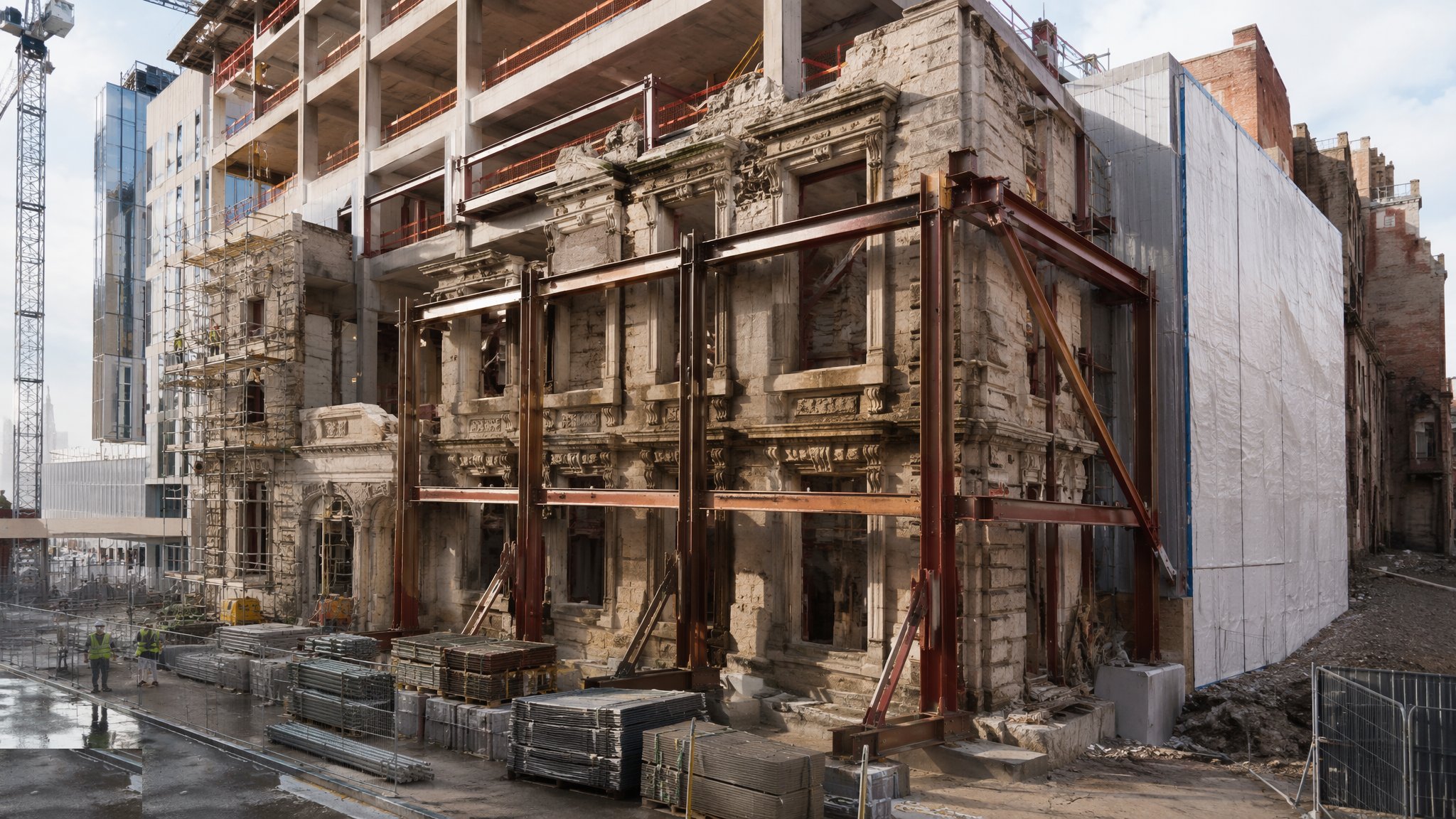 Working on Listed & Heritage Civic Buildings — construction process cover