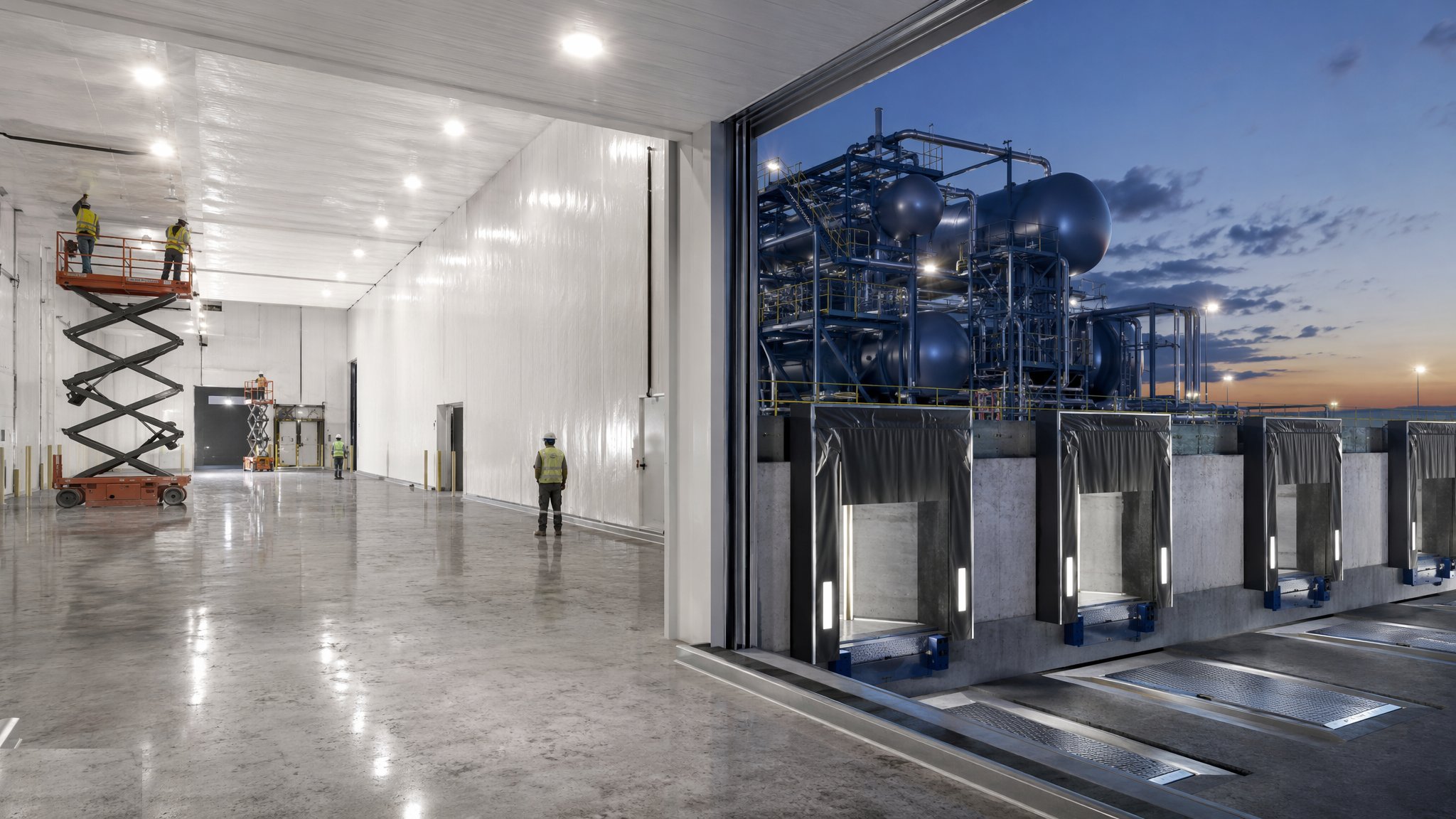 Cold Store Construction — construction process cover