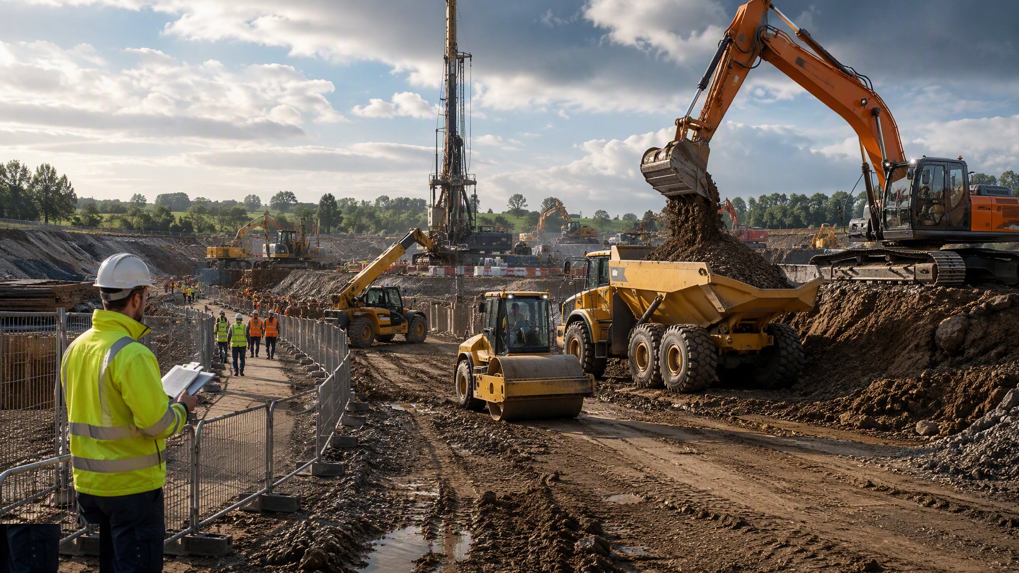Construction Plant and Equipment — construction process cover