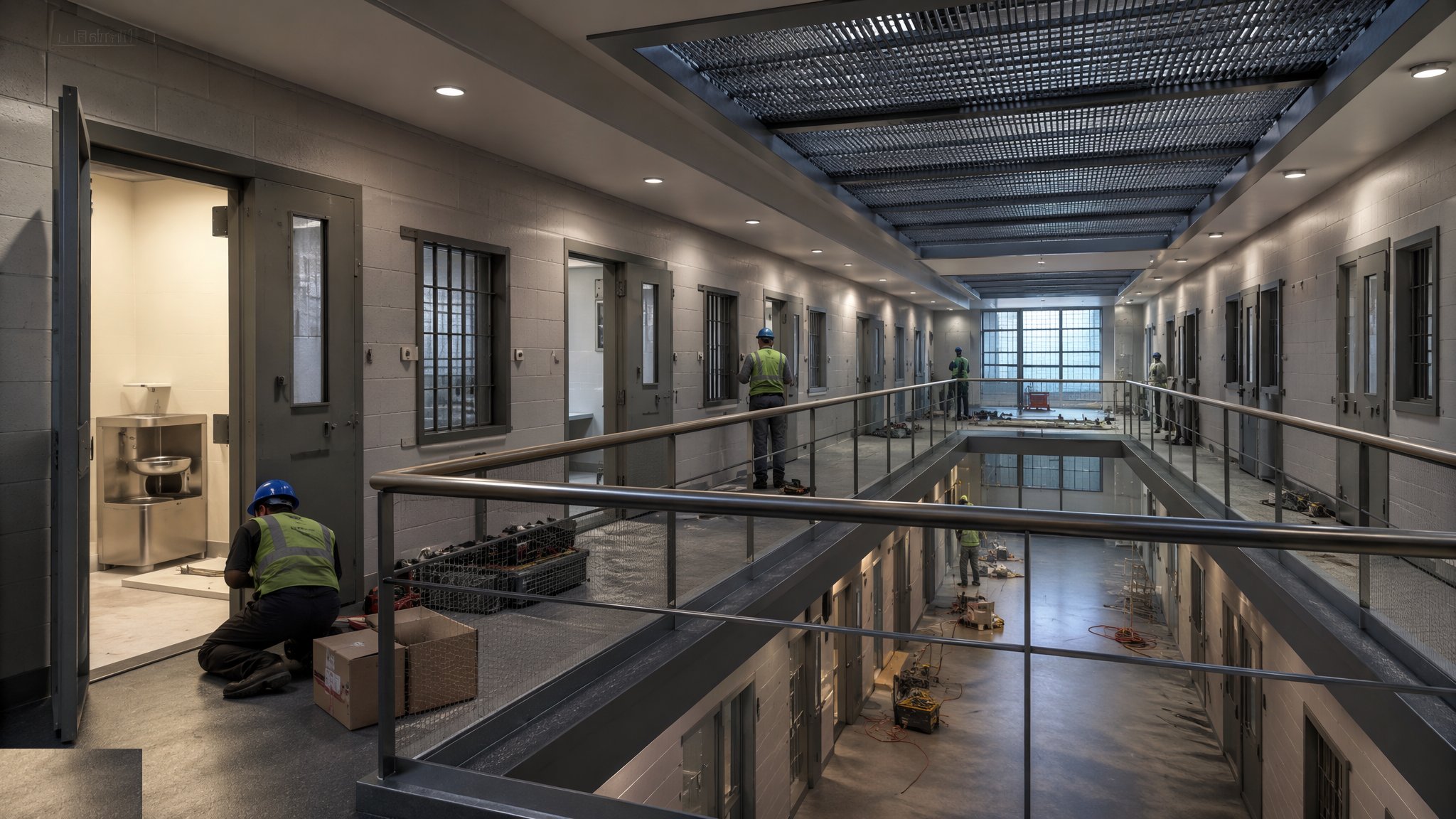 Custodial Fit-Out & Security Systems — construction process cover