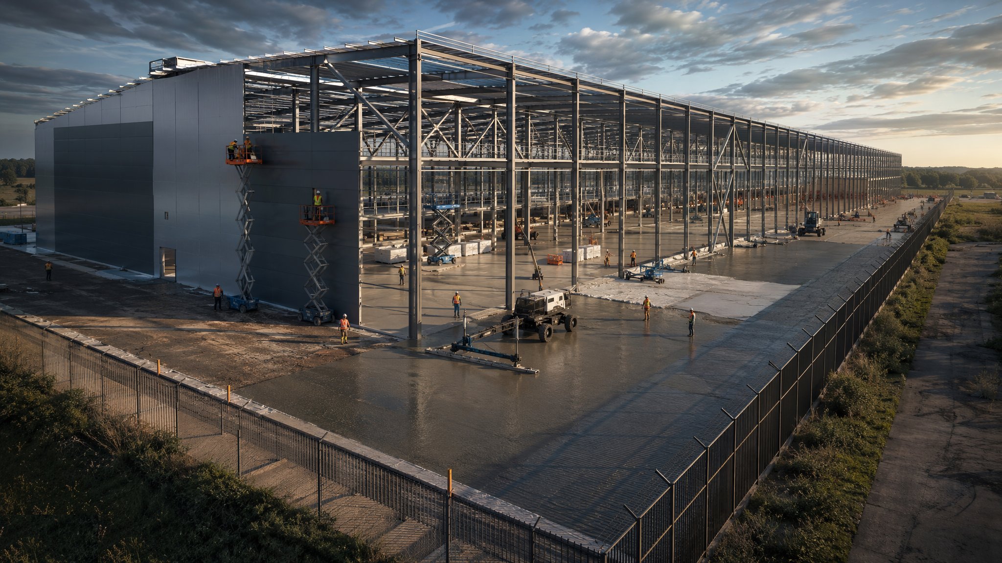 Data Hall Shell & Structure — construction process cover