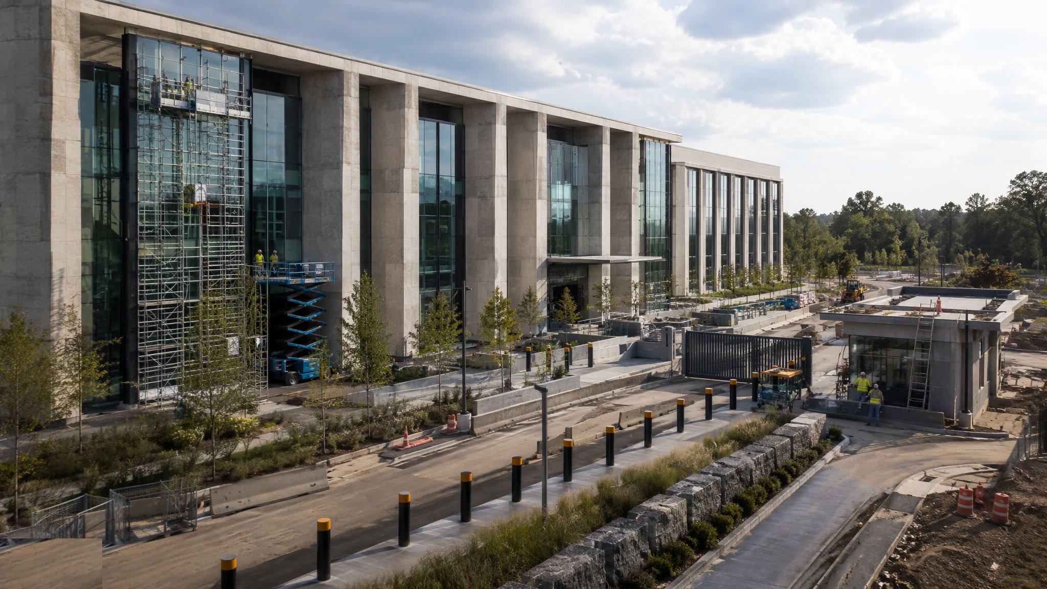 Security Measures in Government Buildings — construction process cover
