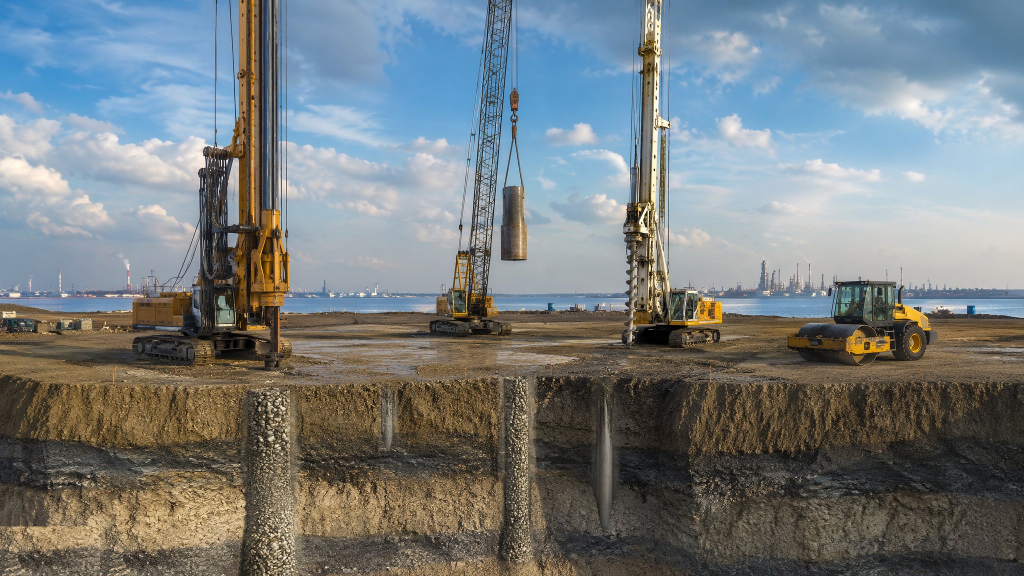 Ground Improvement Techniques — construction process cover