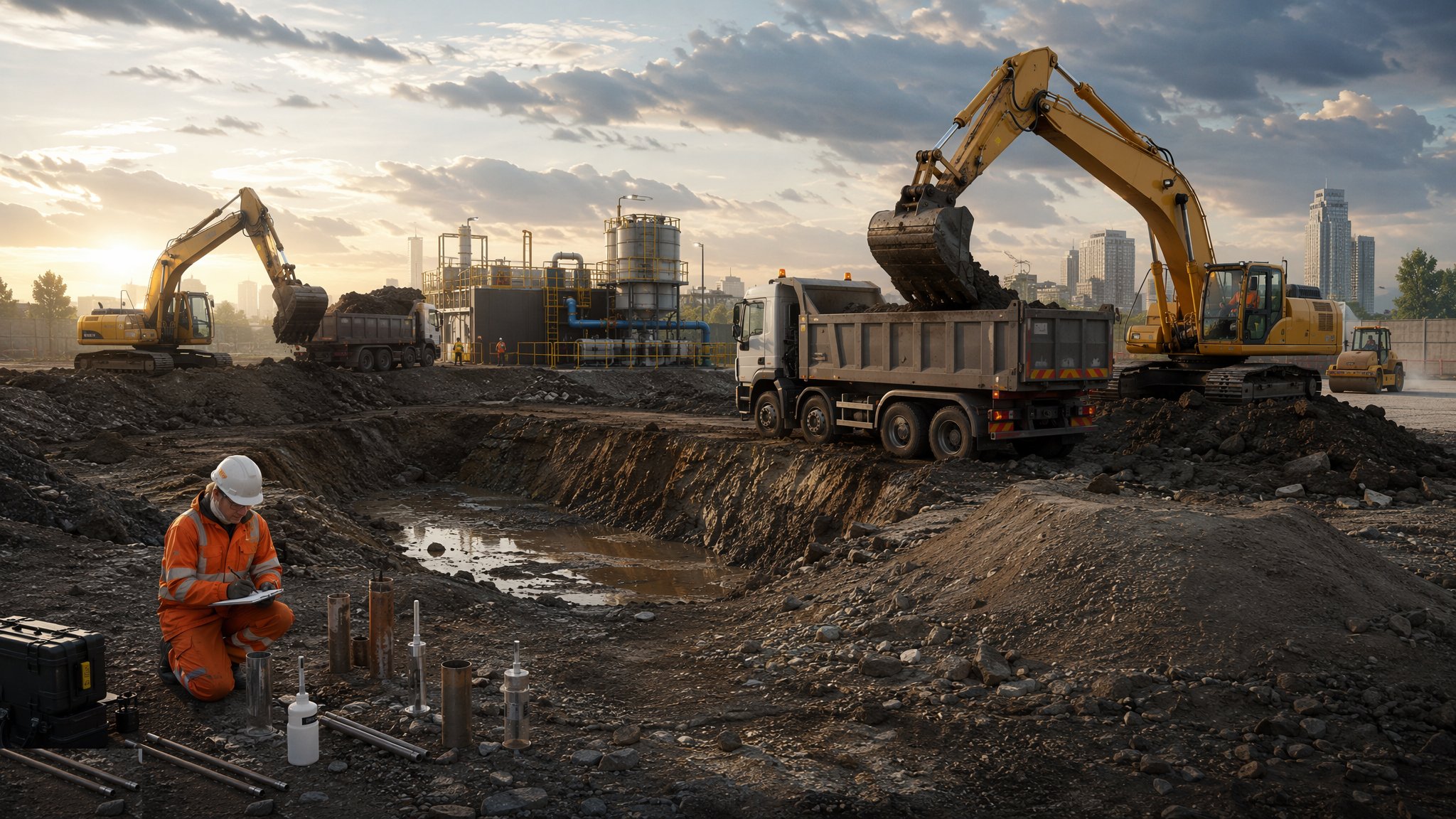 Ground Remediation — construction process cover