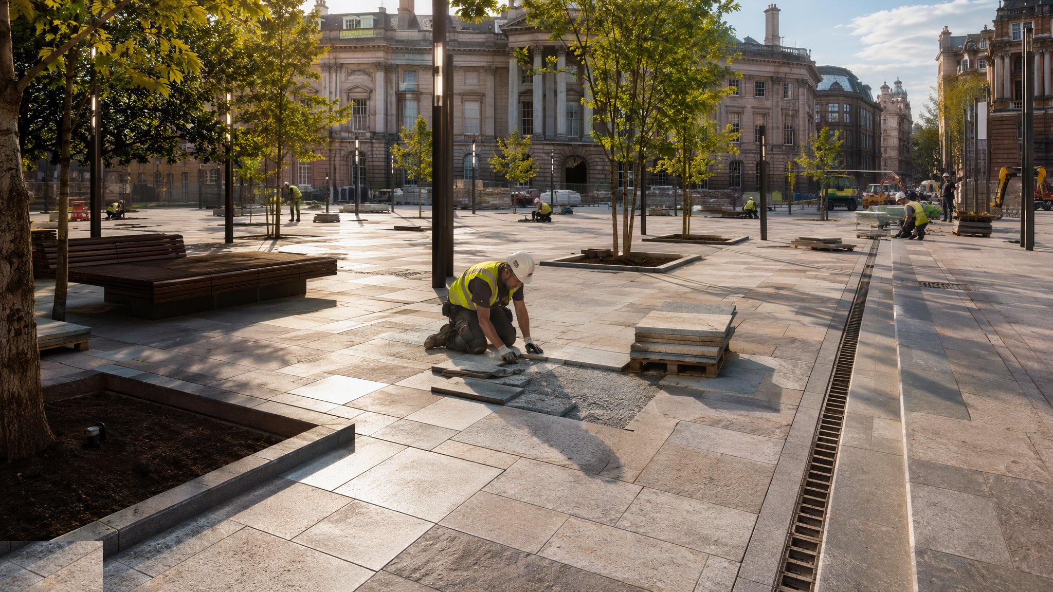 Hard Landscaping & Public Realm — construction process cover