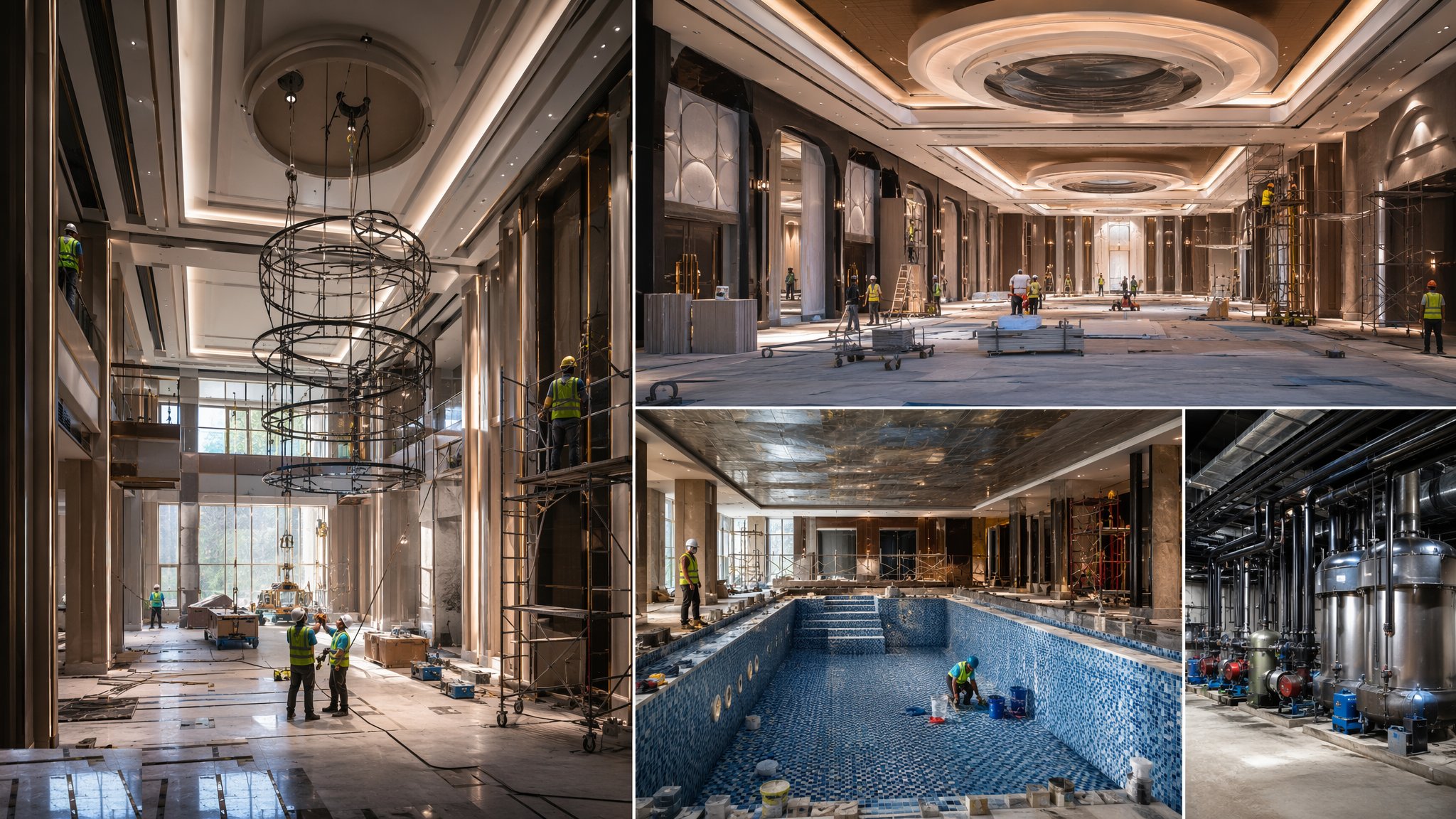 Hotel Public Areas & Leisure Facilities — construction process cover