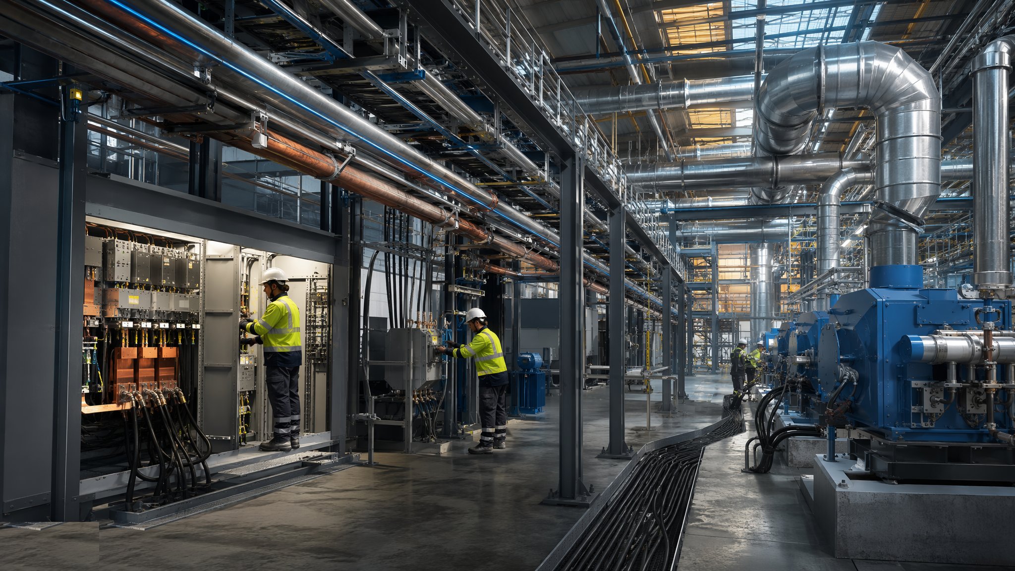 Industrial Services & Utilities — construction process cover