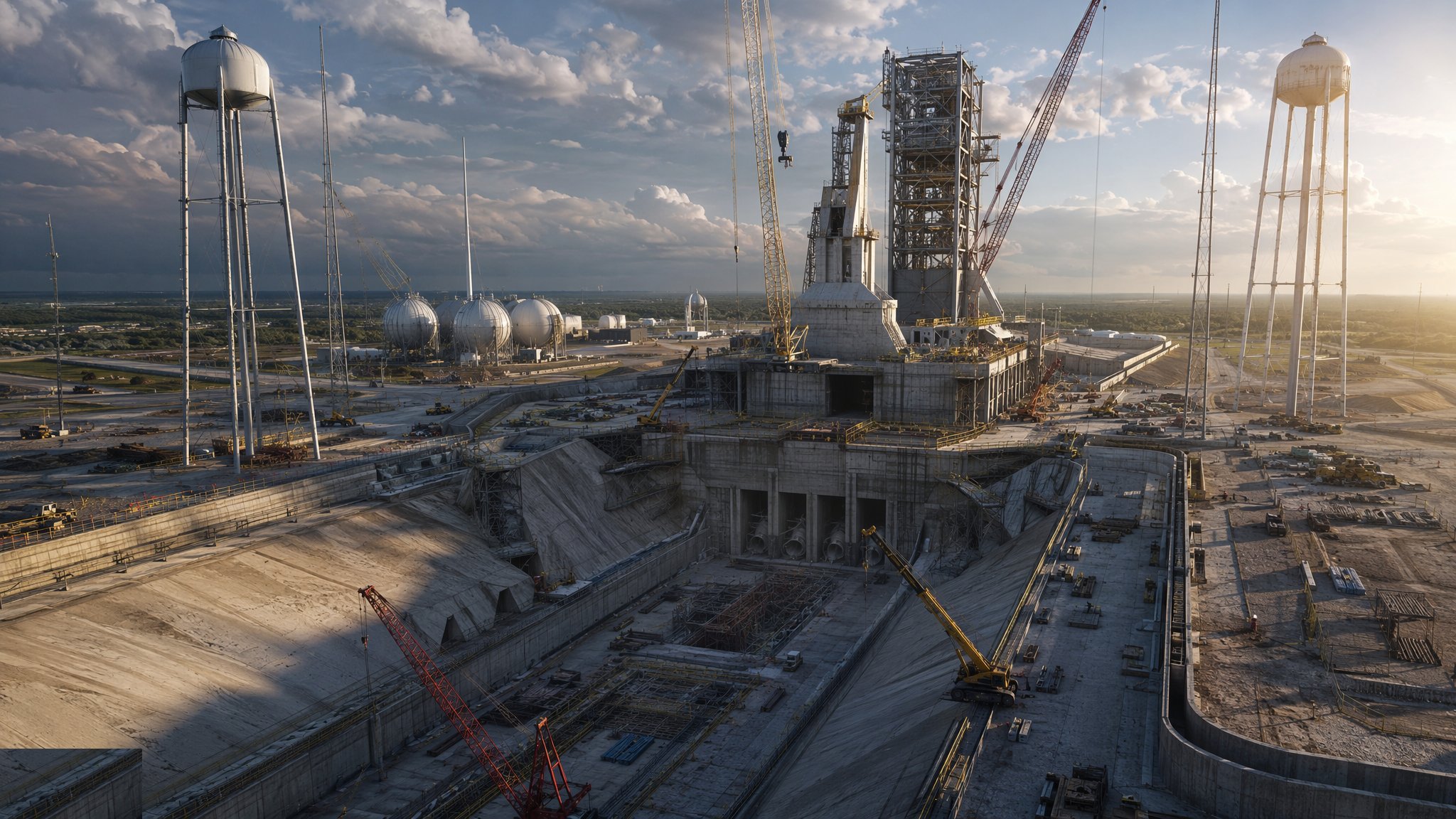 Launch Facility & Pad Construction — construction process cover