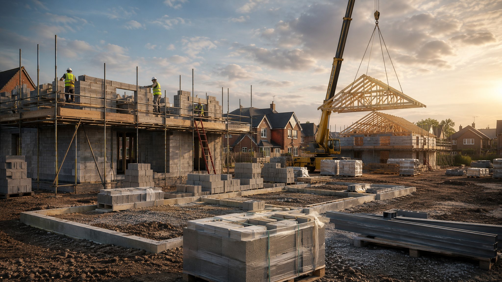 Masonry & Timber Frame — construction process cover
