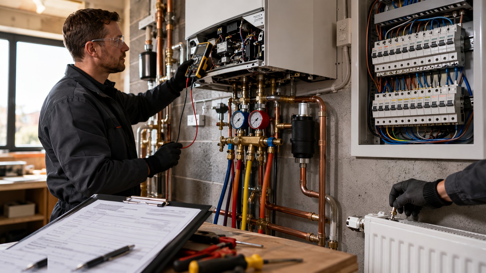 MEP Second Fix & Commissioning — construction process cover