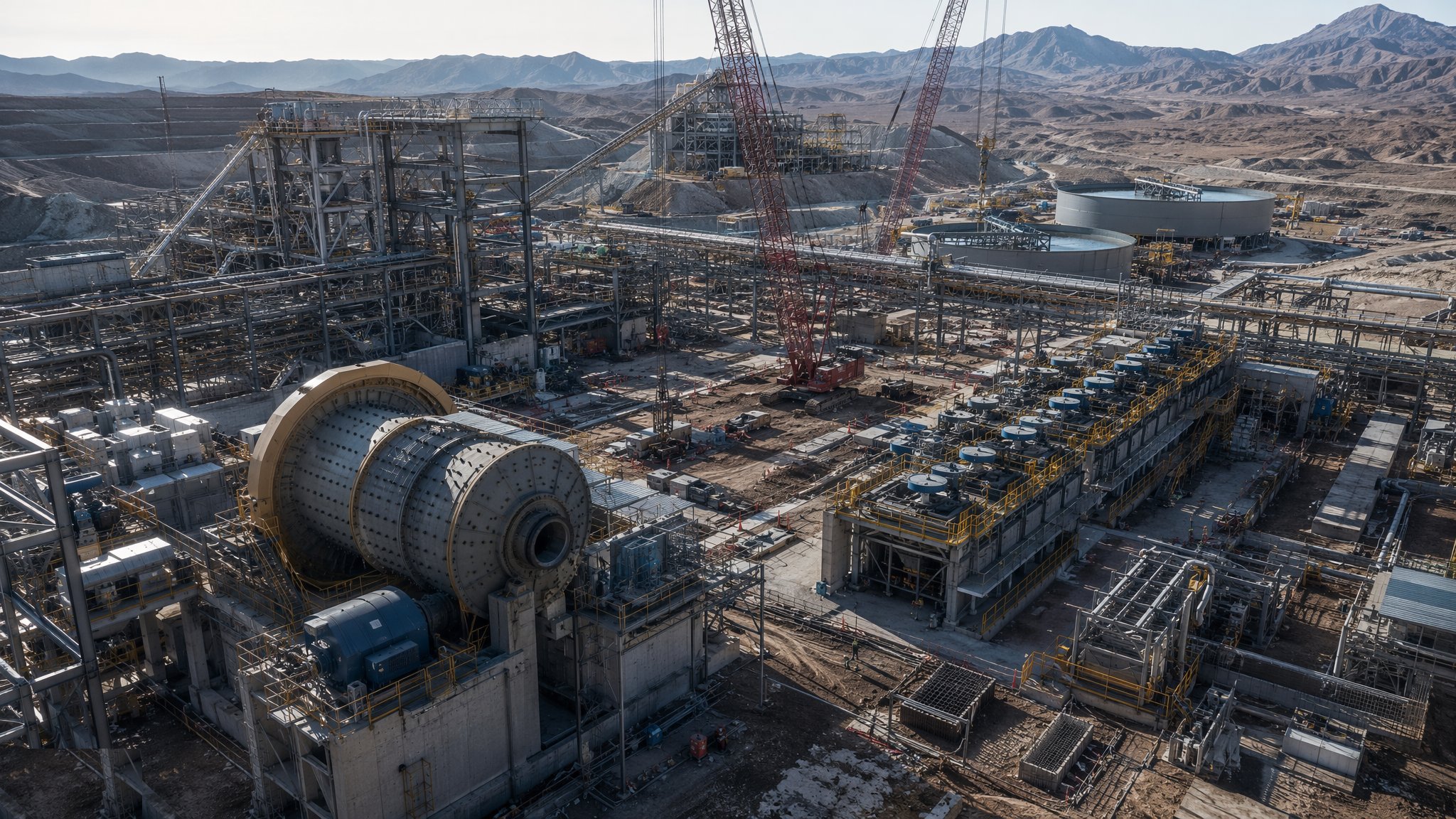 Mineral Processing Plant Construction — construction process cover