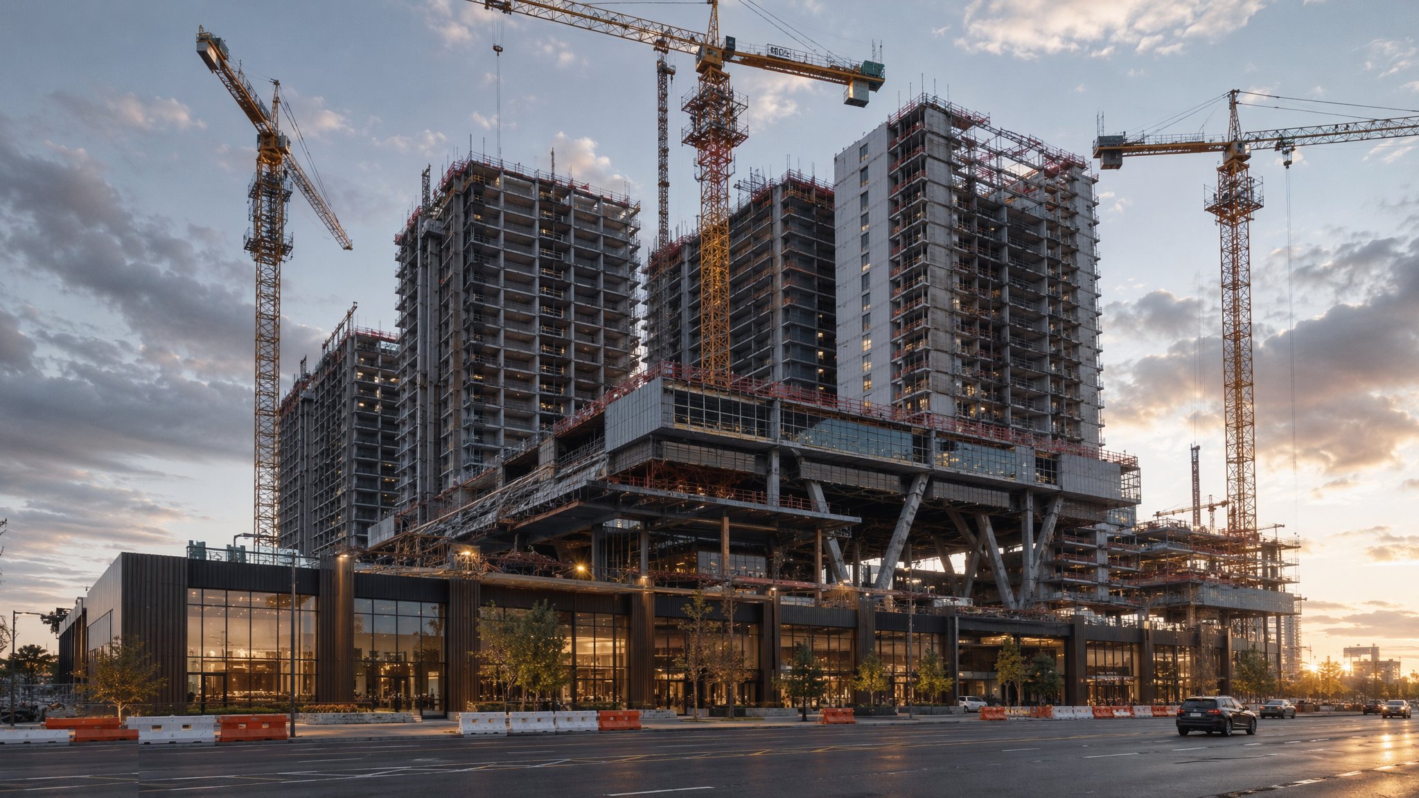 Podium & Tower Construction — construction process cover