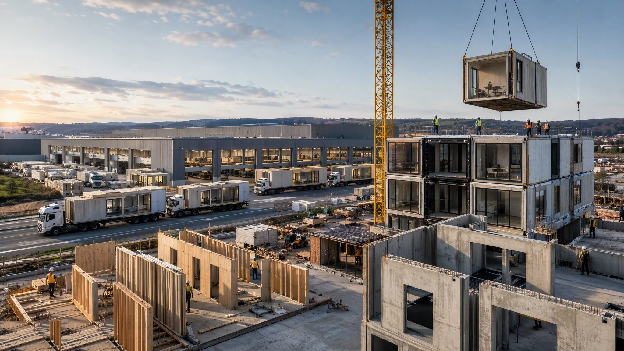 Modern Methods of Construction — What They Actually Are — construction process cover