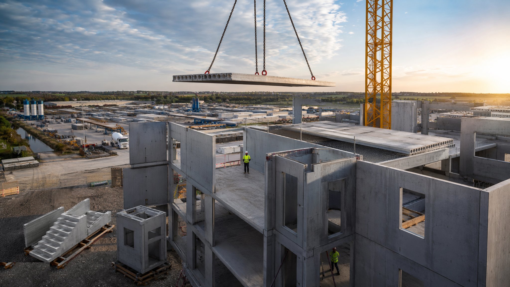 Precast Concrete Structures — construction process cover