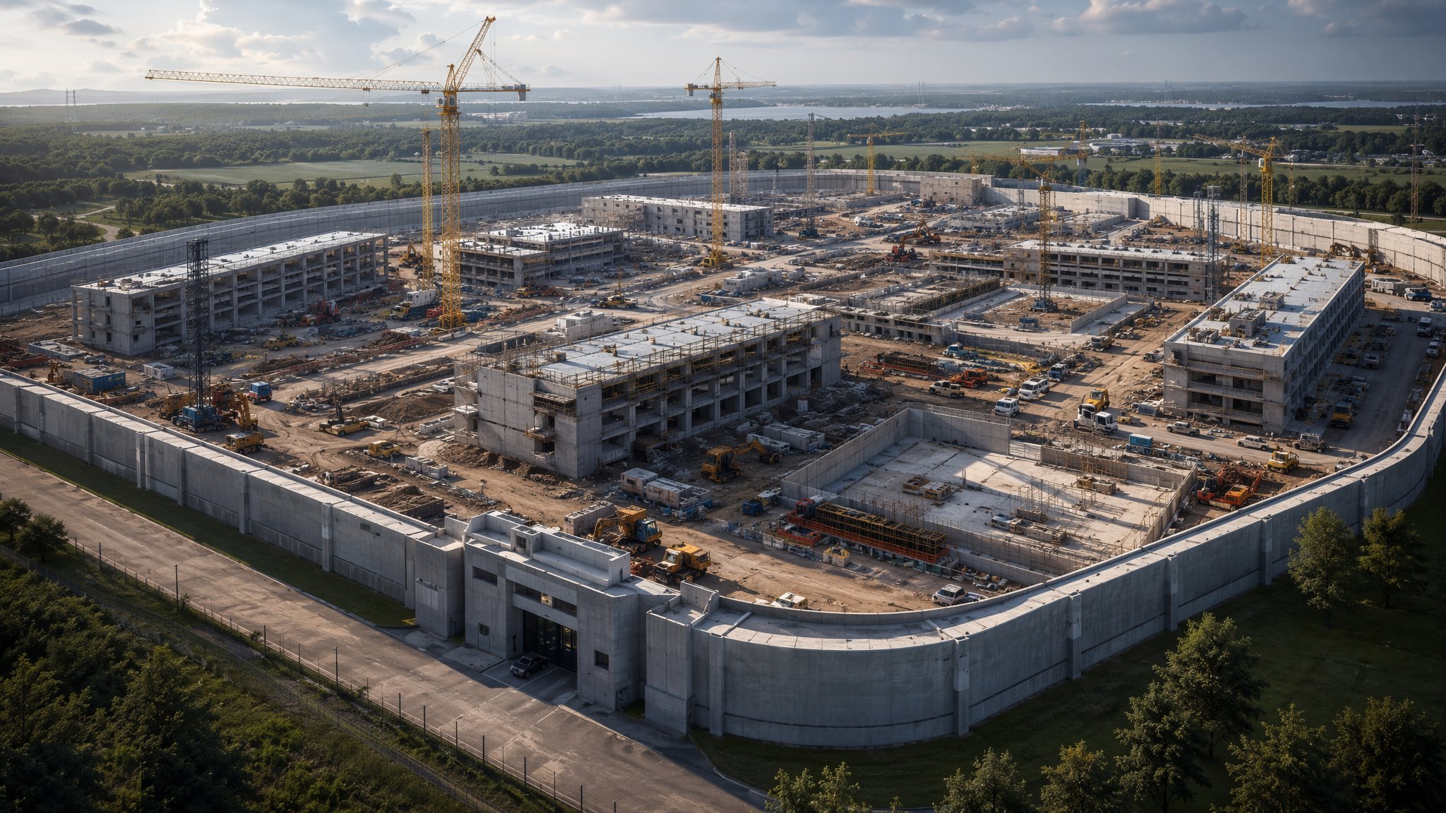 Prison Construction — construction process cover
