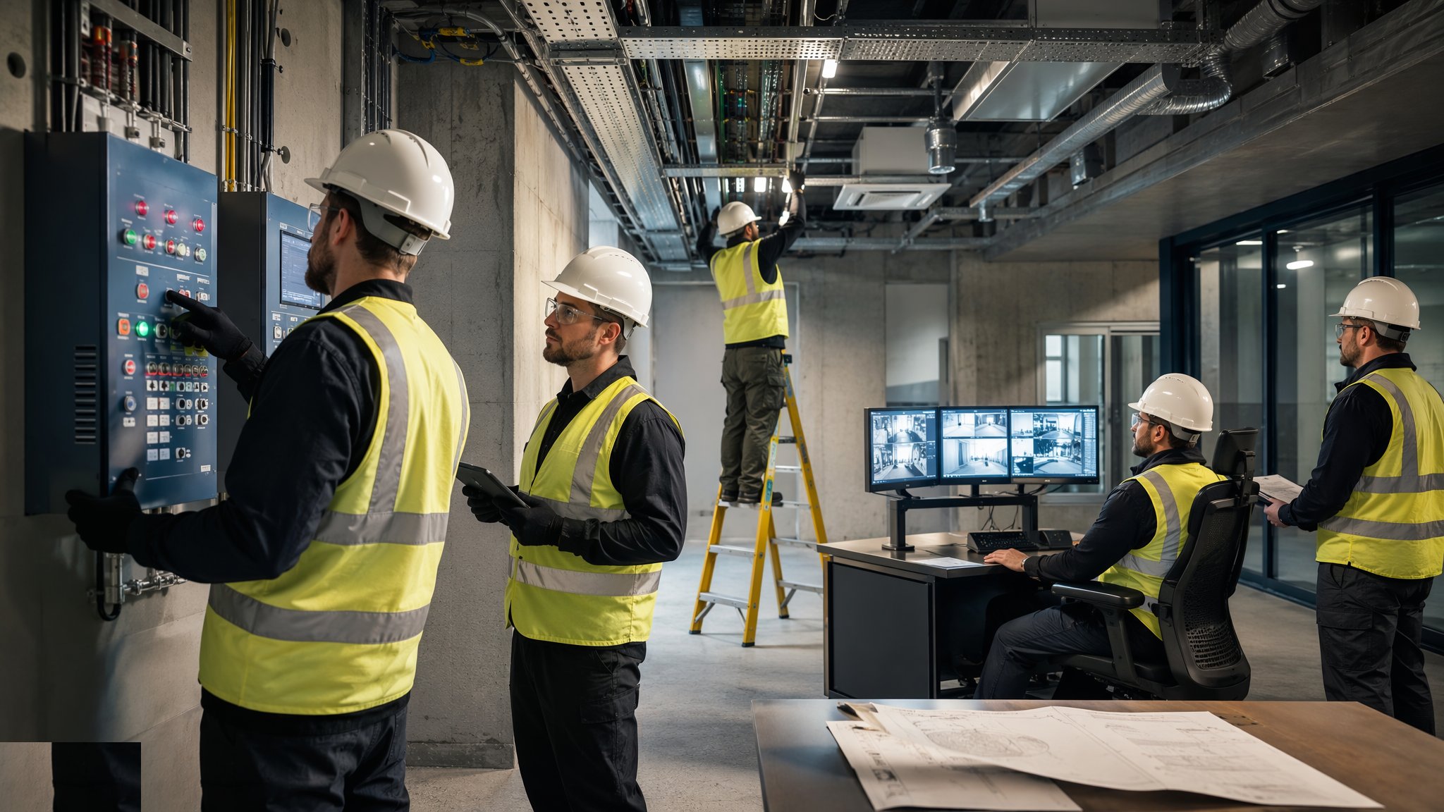 Custodial Services & Secure Commissioning — construction process cover