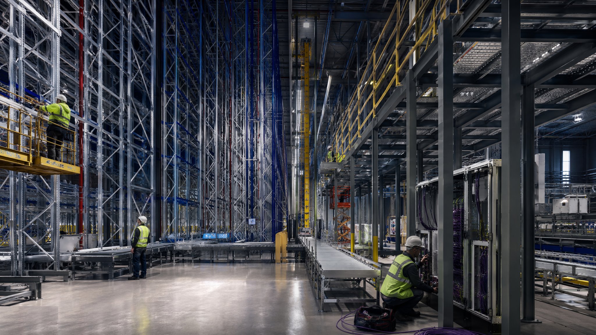 Racking & Warehouse Automation Installation — construction process cover
