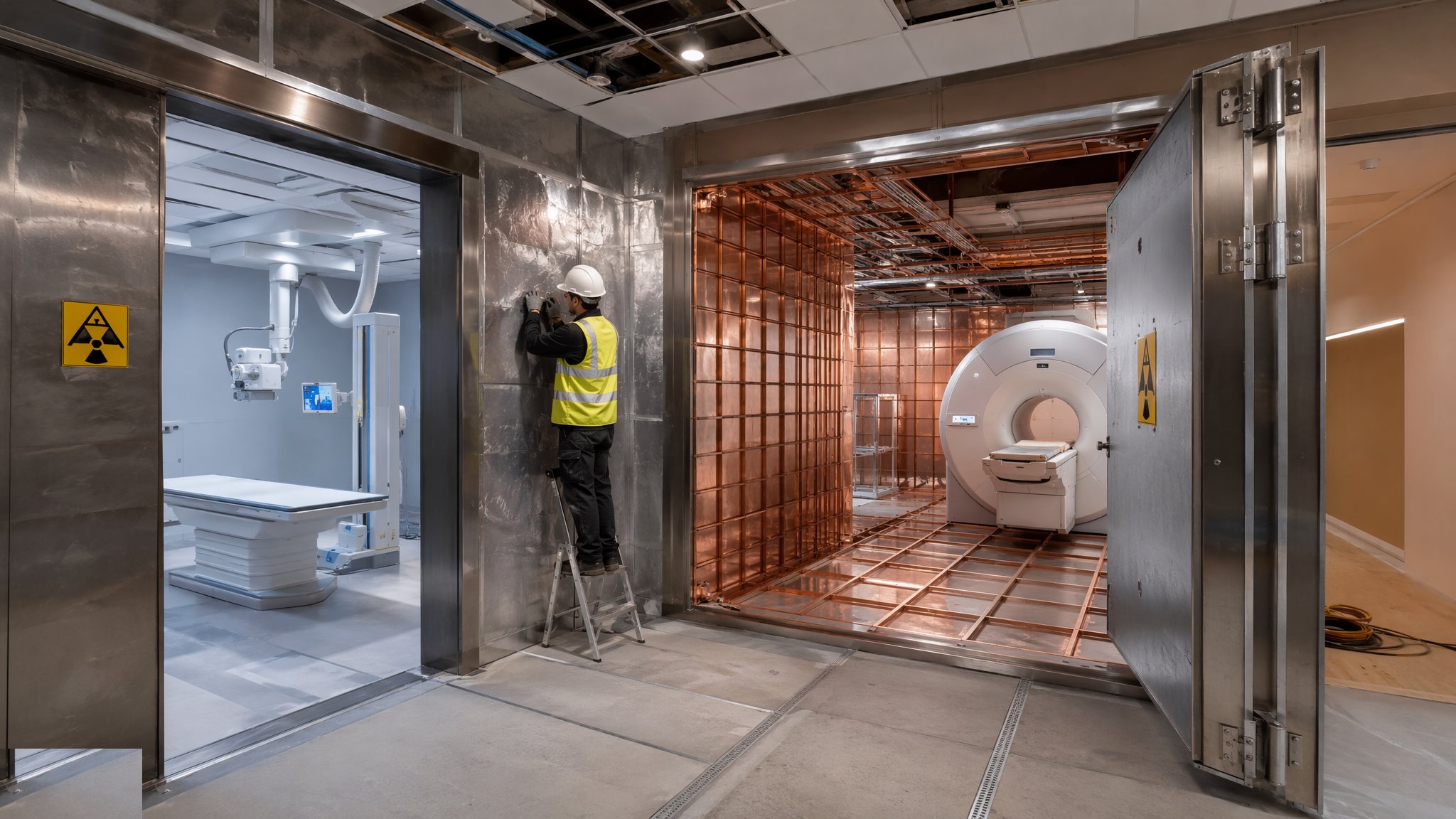 Radiation Shielding & Imaging Suites — construction process cover