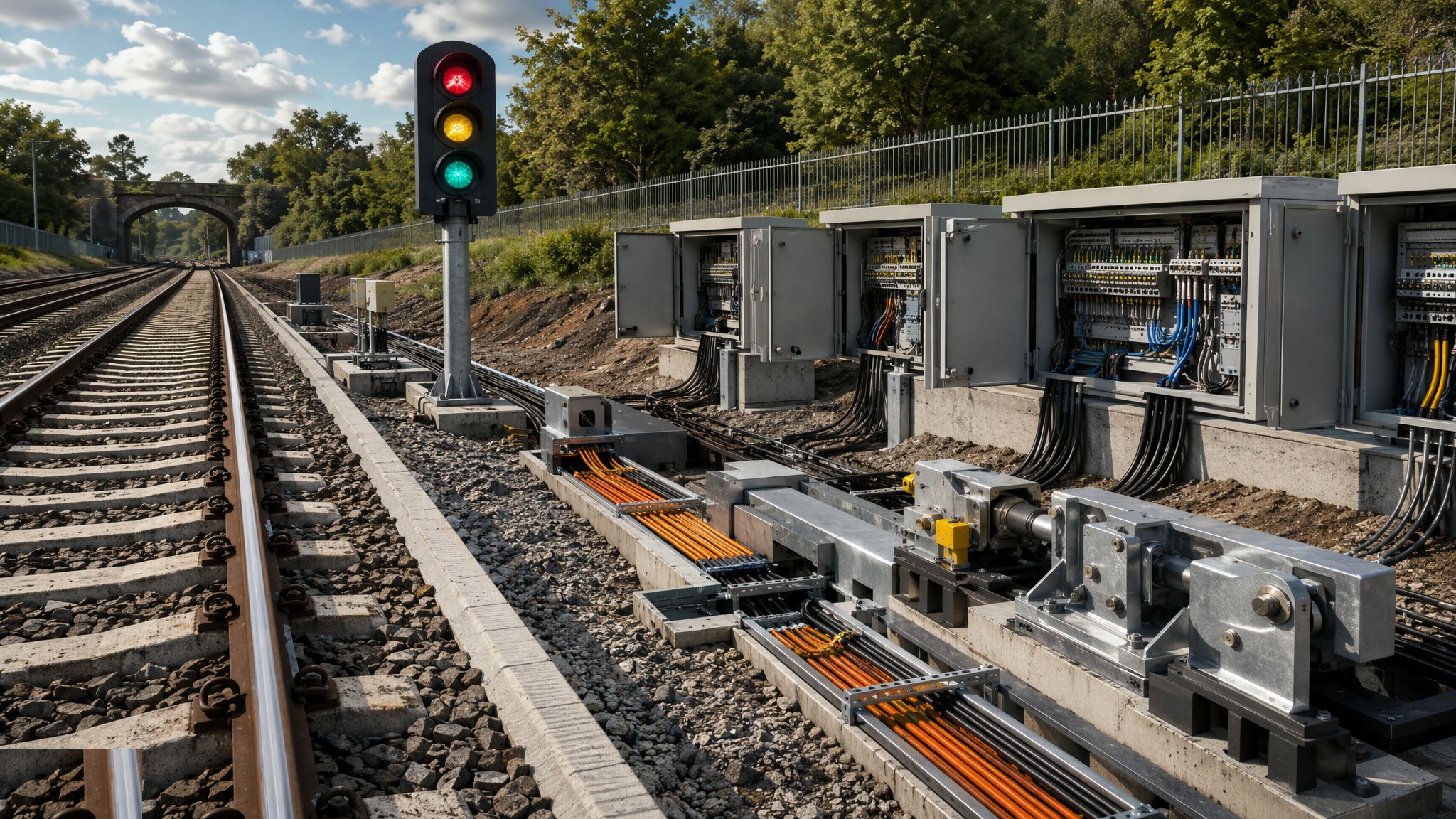 Signalling & Telecoms — construction process cover