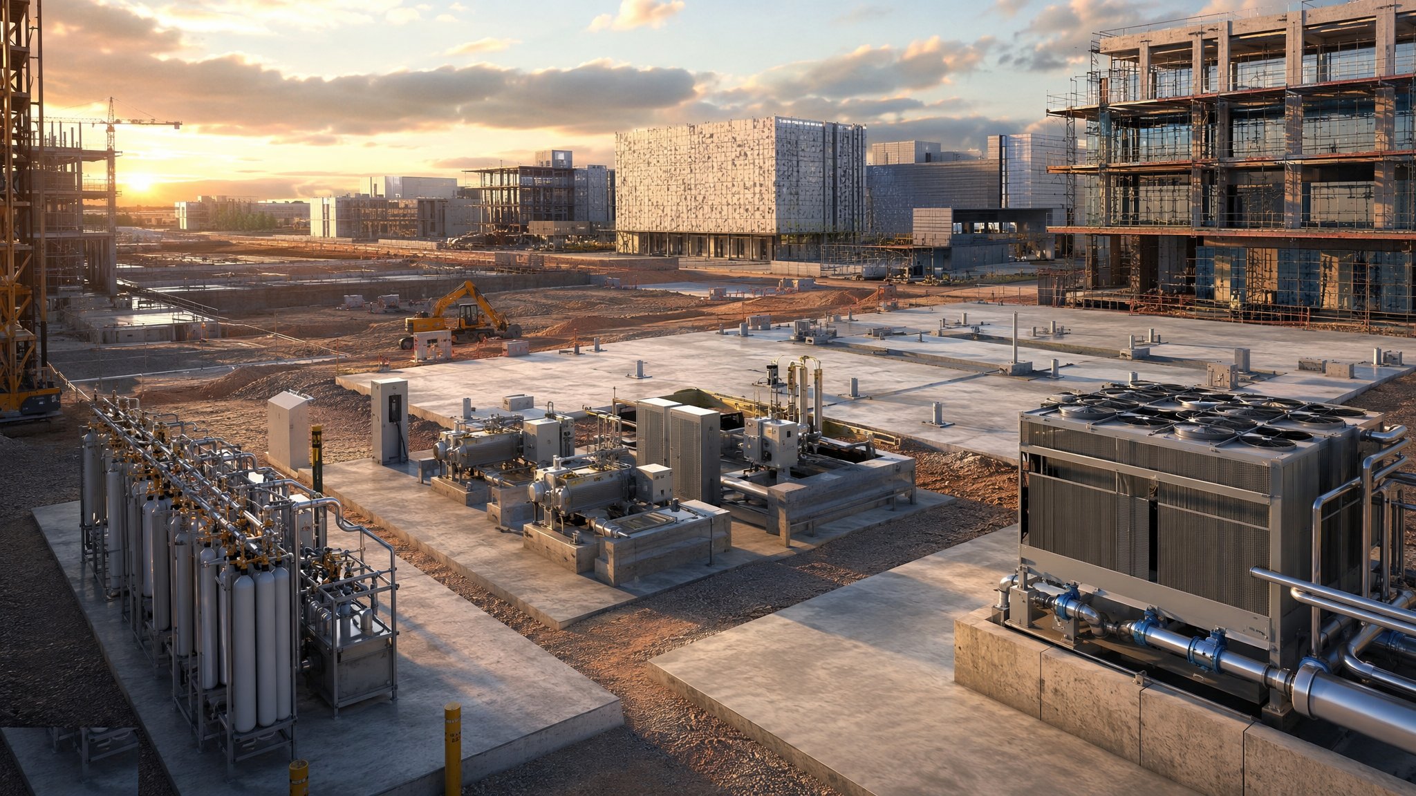 Research Campus Infrastructure — construction process cover