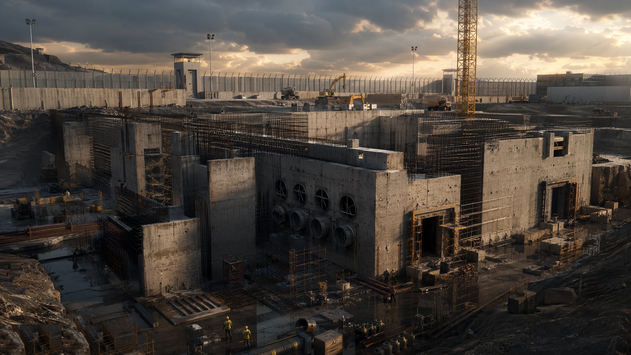 Hardened & Secure Facility Construction — construction process cover