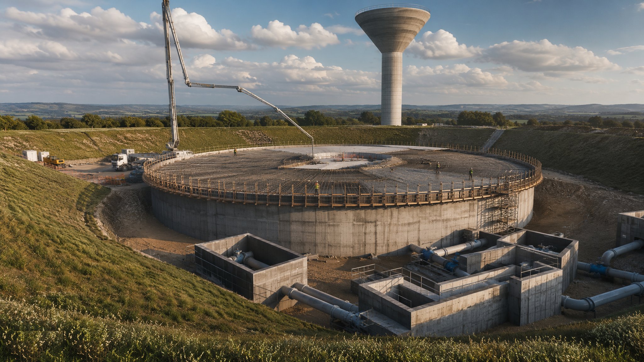 Service Reservoirs & Water Towers — construction process cover