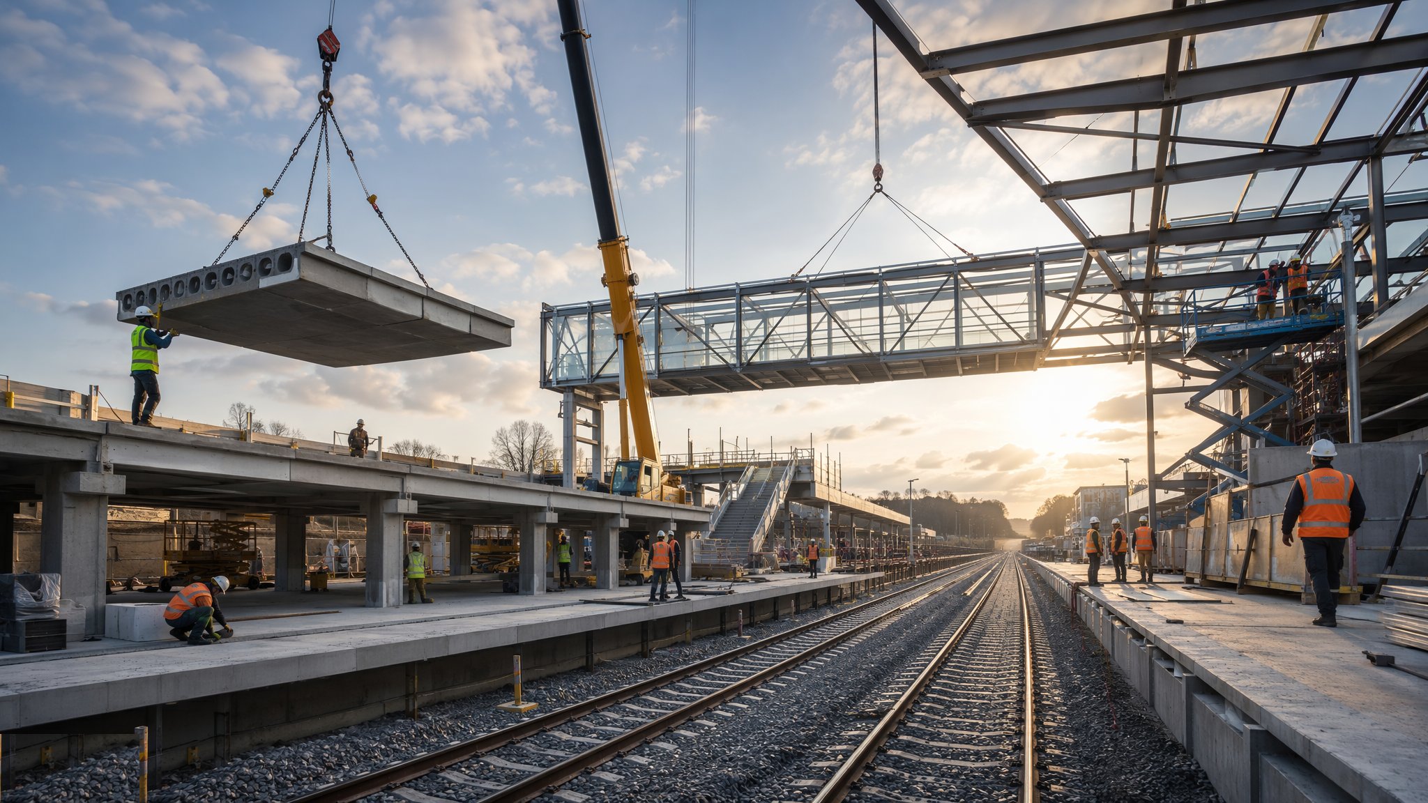 Station Construction — construction process cover