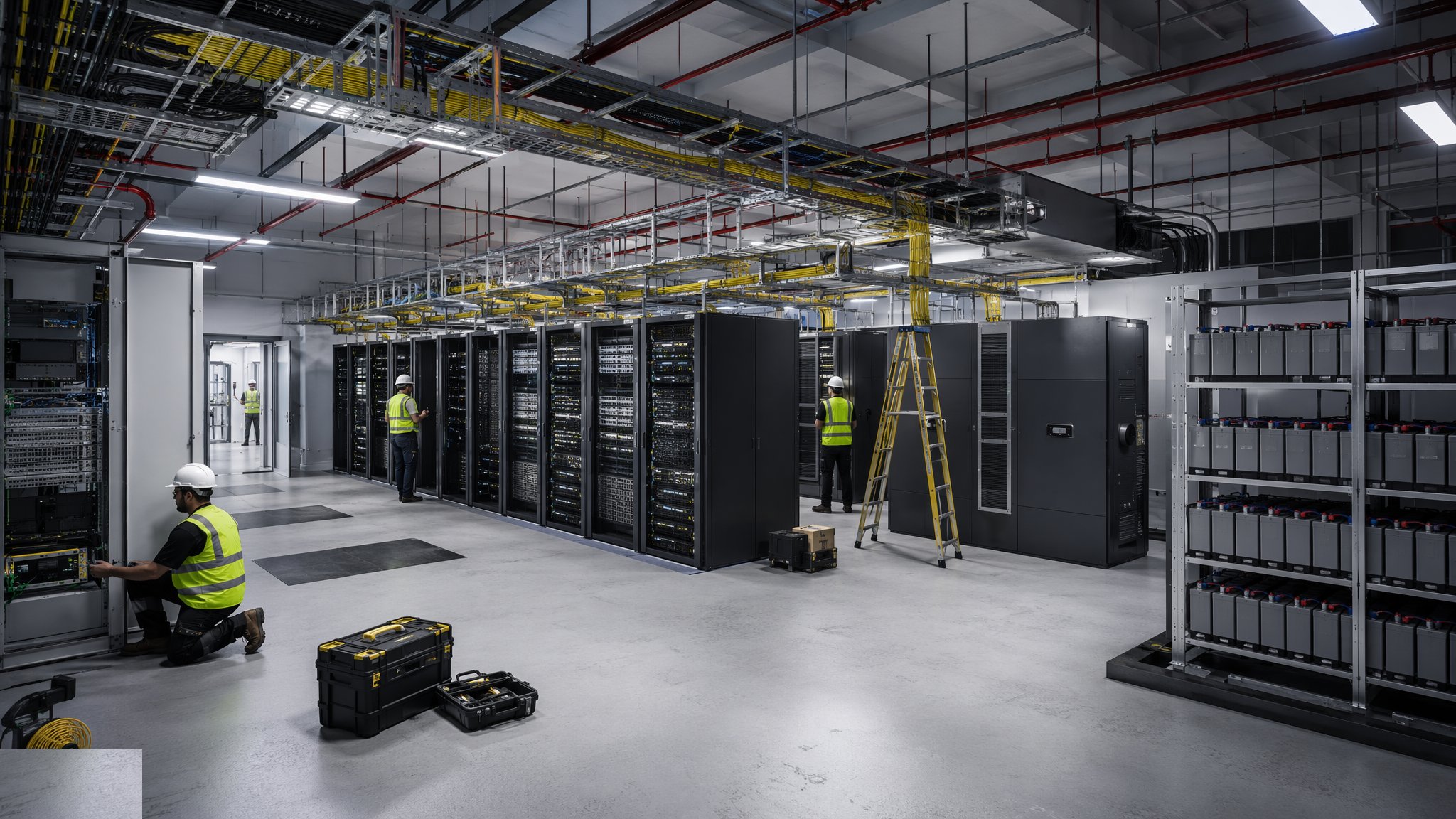 Telecom Exchanges & Equipment Rooms — construction process cover