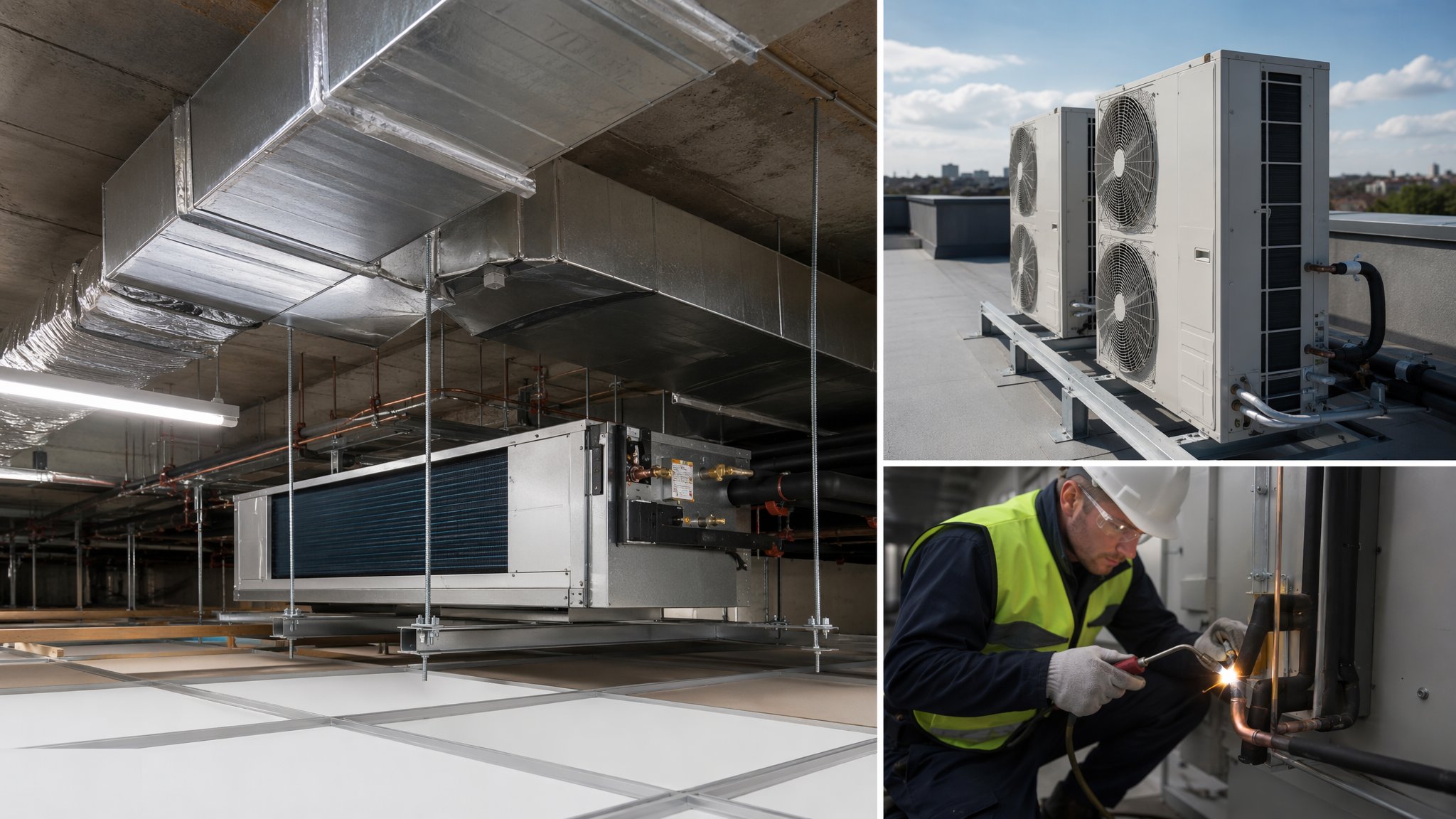 Ventilation & Air Conditioning — construction process cover