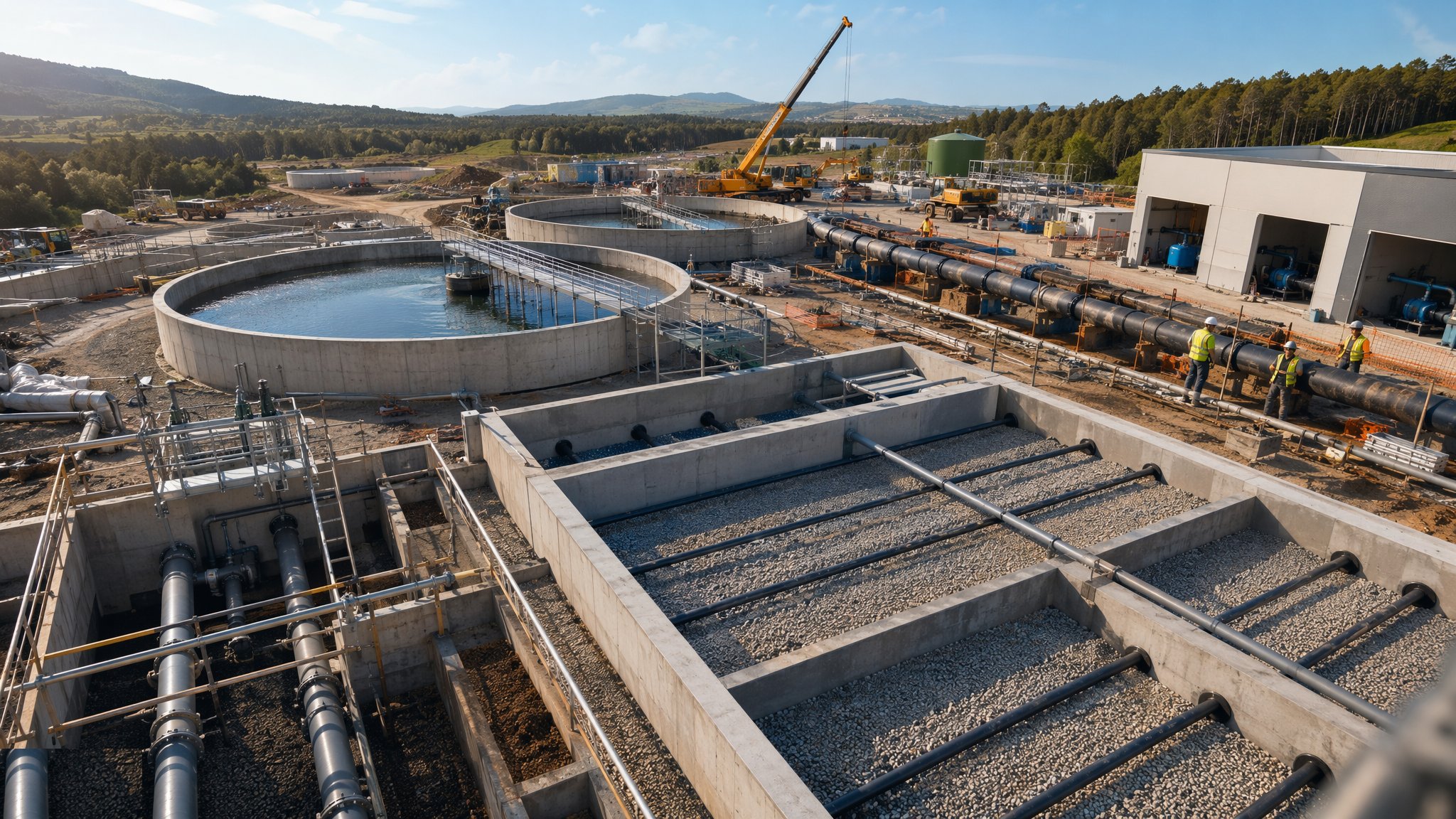 Water Treatment Works Construction — construction process cover