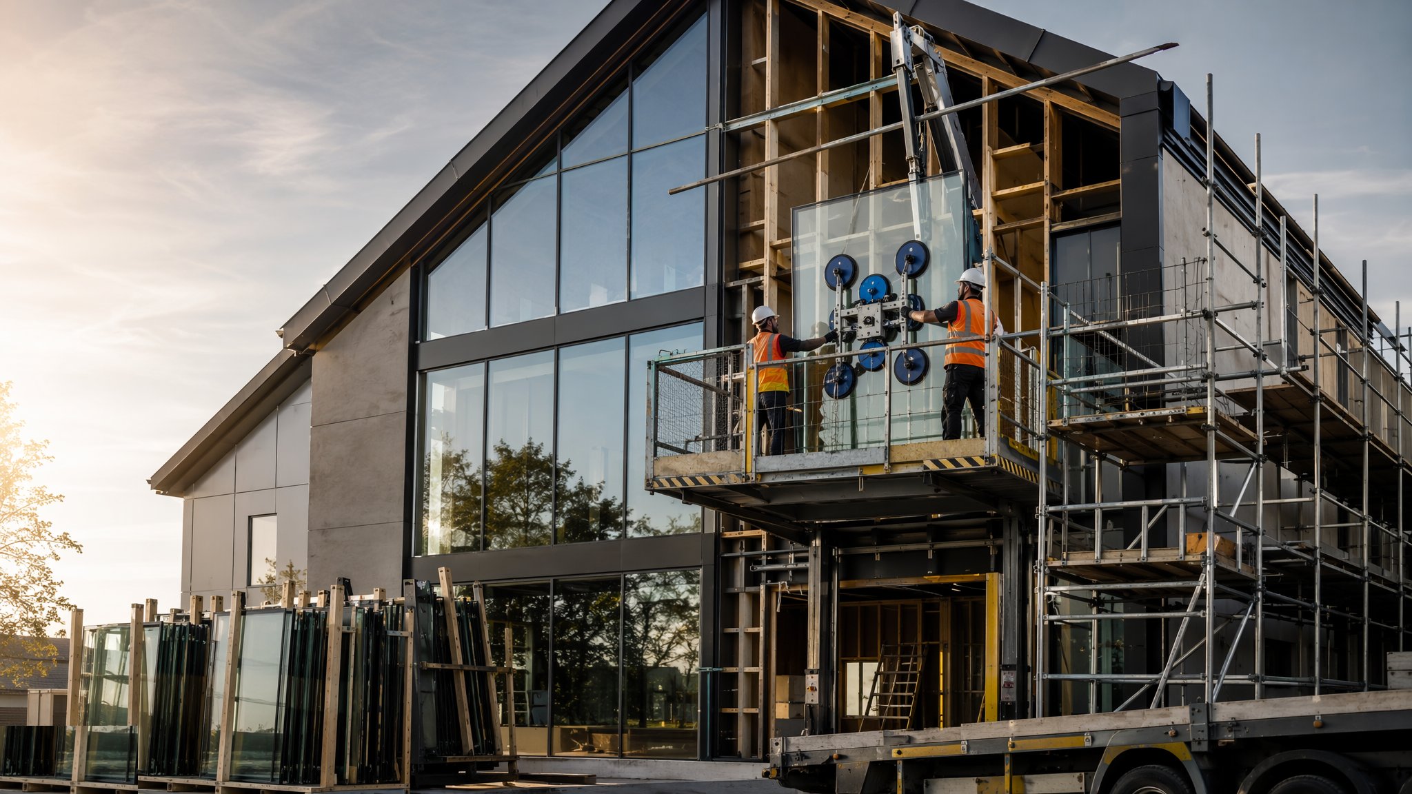 Windows, Doors & Glazing — construction process cover