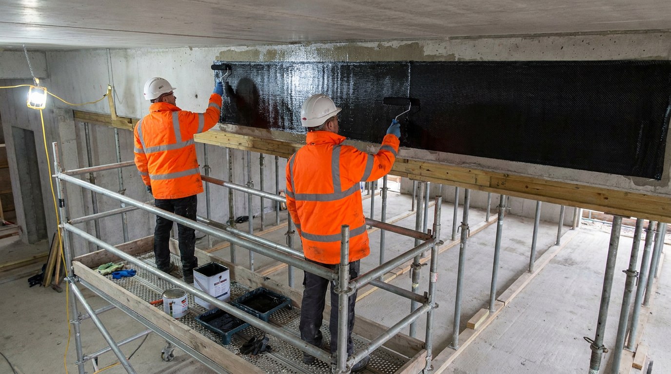 Carbon Fibre (CFRP) Strengthening cover
