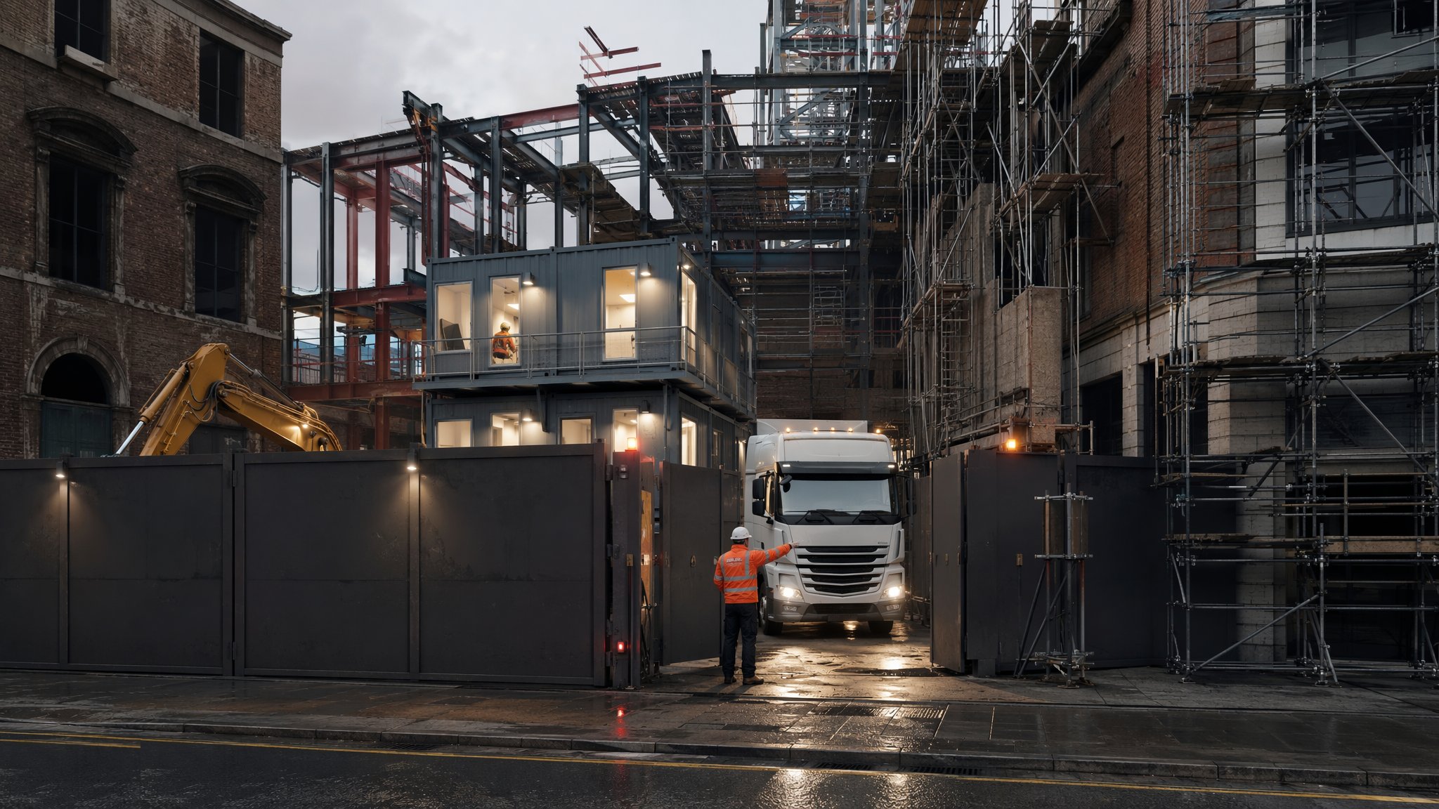 Brownfield / urban set-up — Site Access & Enabling Works