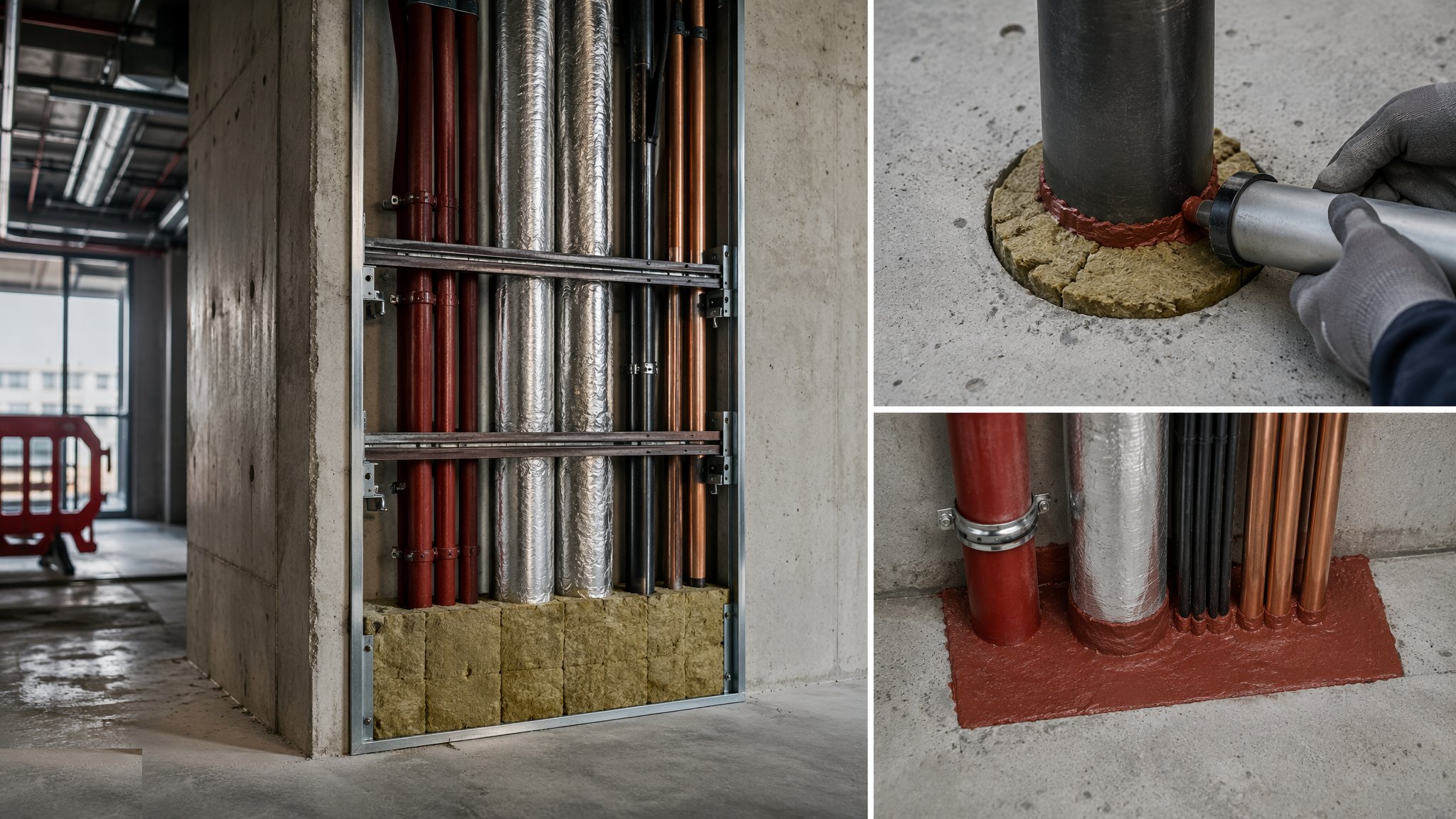 Builderswork and fire stopping — MEP First Fix