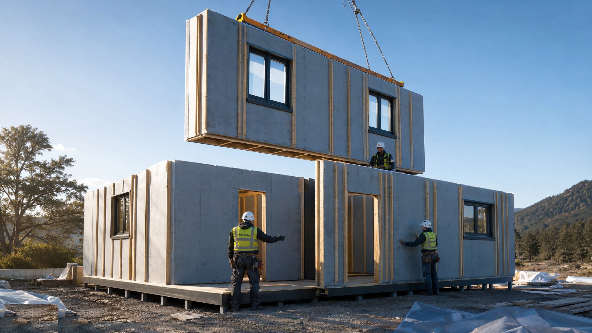 Closed-panel timber frame — Masonry & Timber Frame
