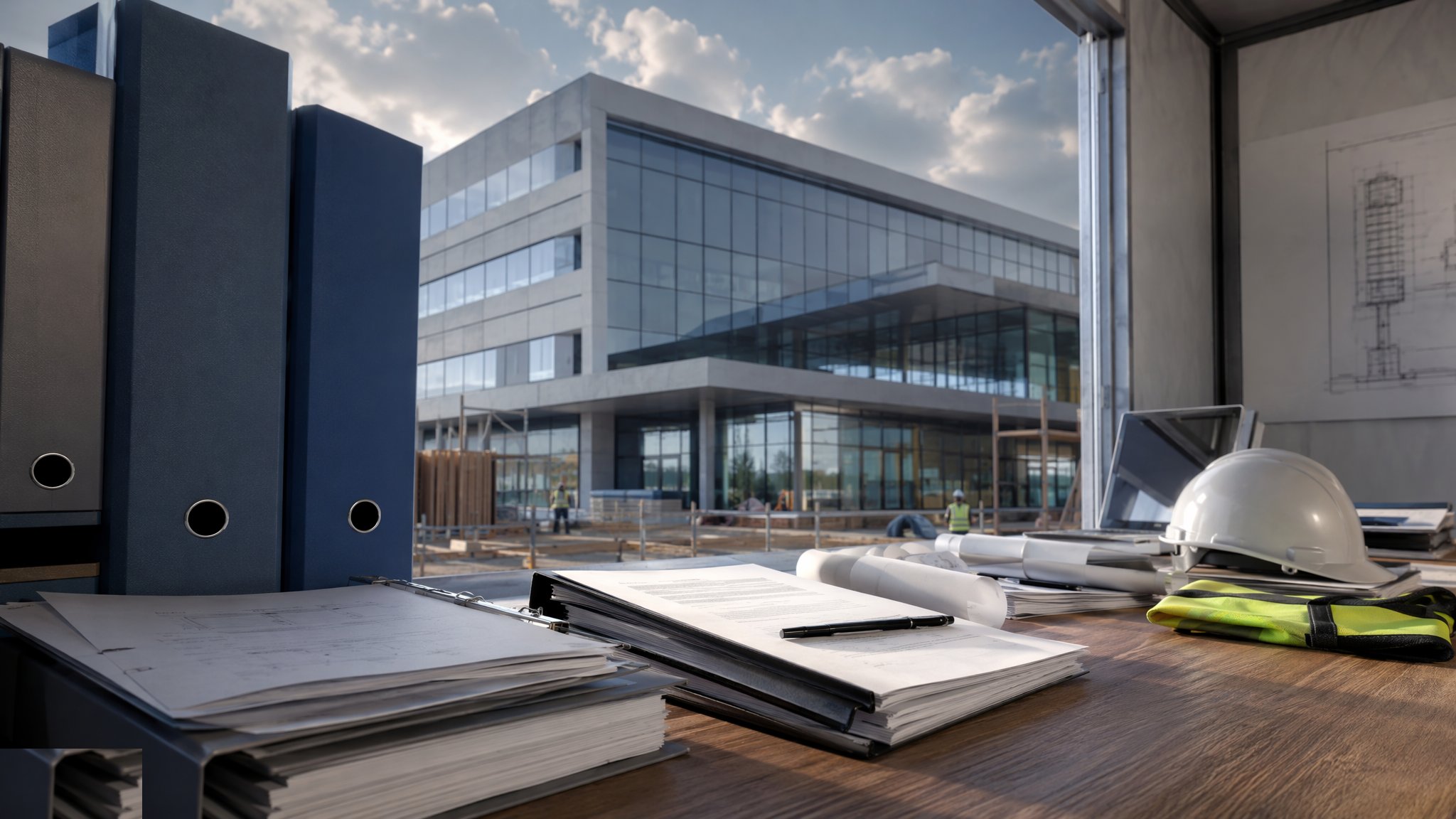 Documentation: O&M, H&S file, warranties — Testing, Handover & Snagging