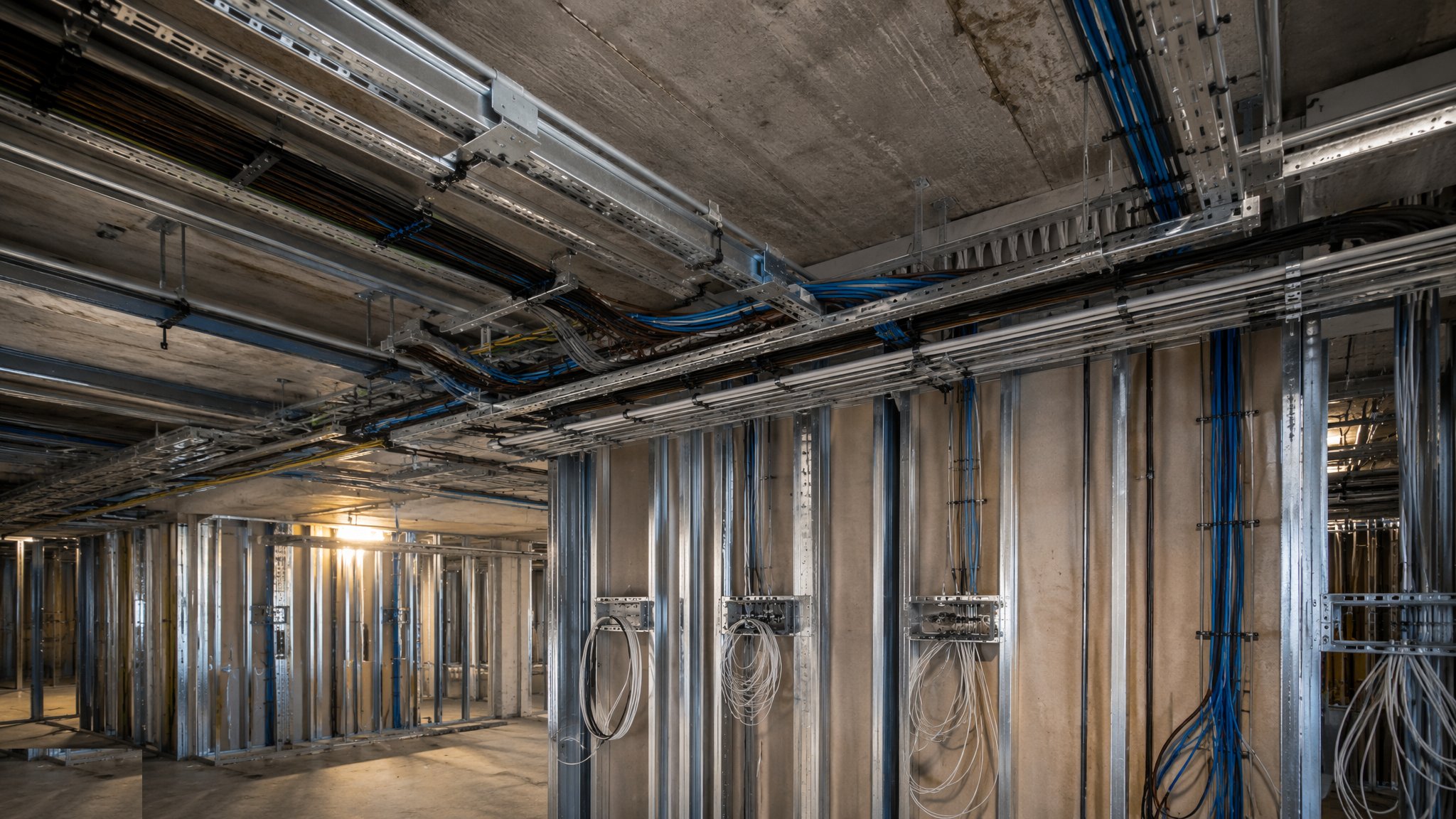 Electrical: containment and wiring — MEP First Fix