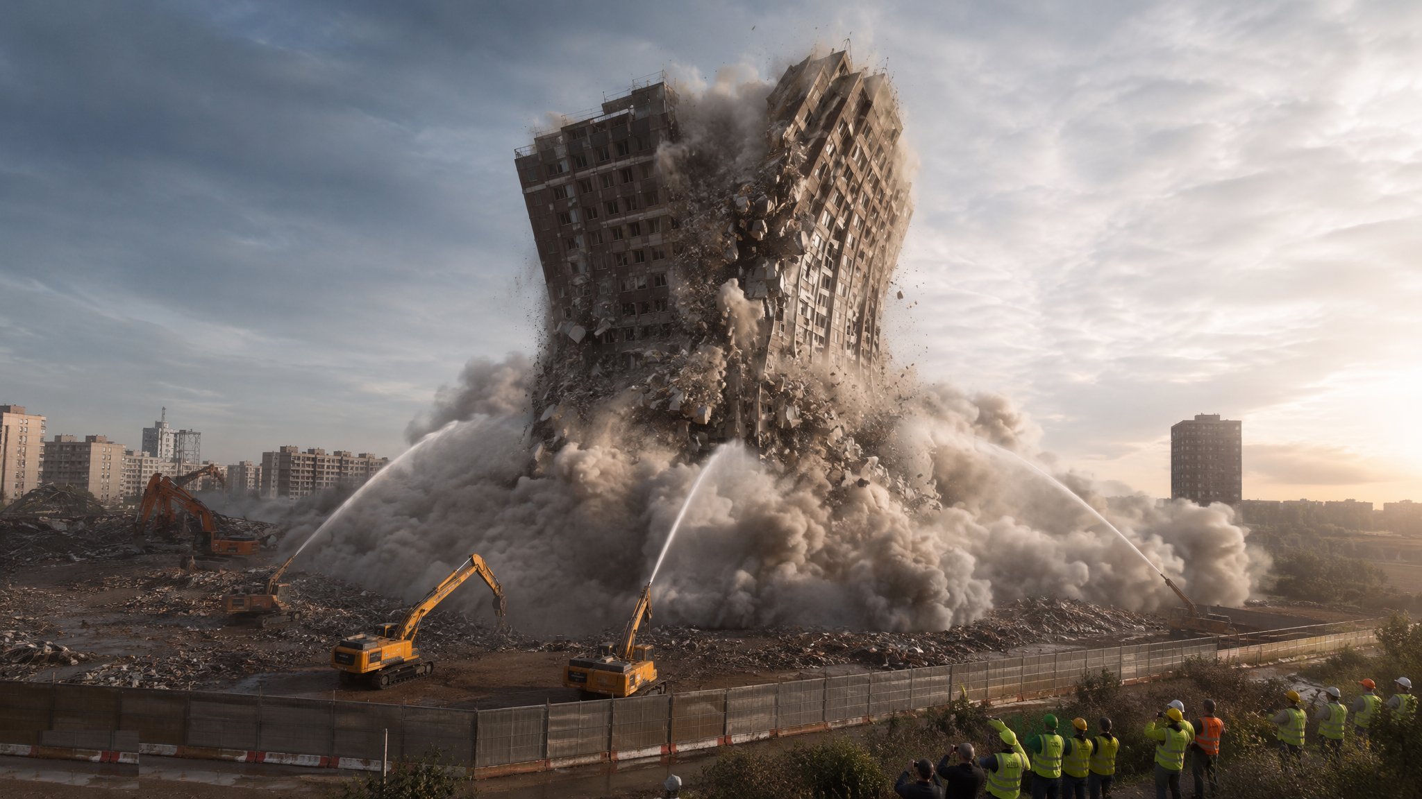 Explosive demolition — Site Clearance & Demolition