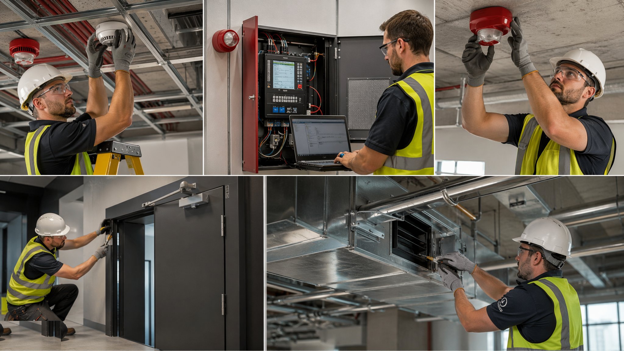 Fire and life-safety systems — MEP Second Fix & Commissioning