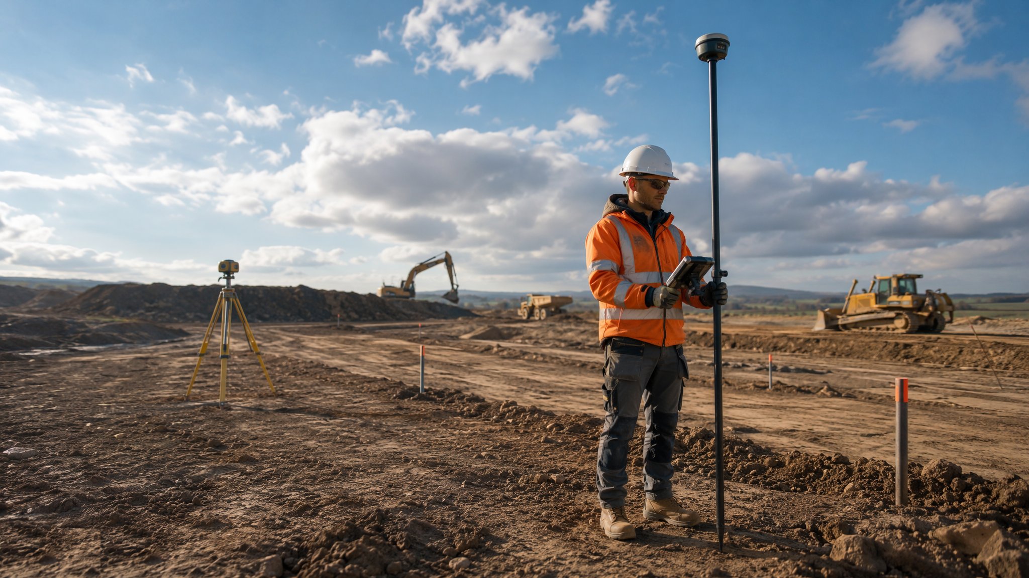GNSS (RTK) control — Setting Out & Survey Control