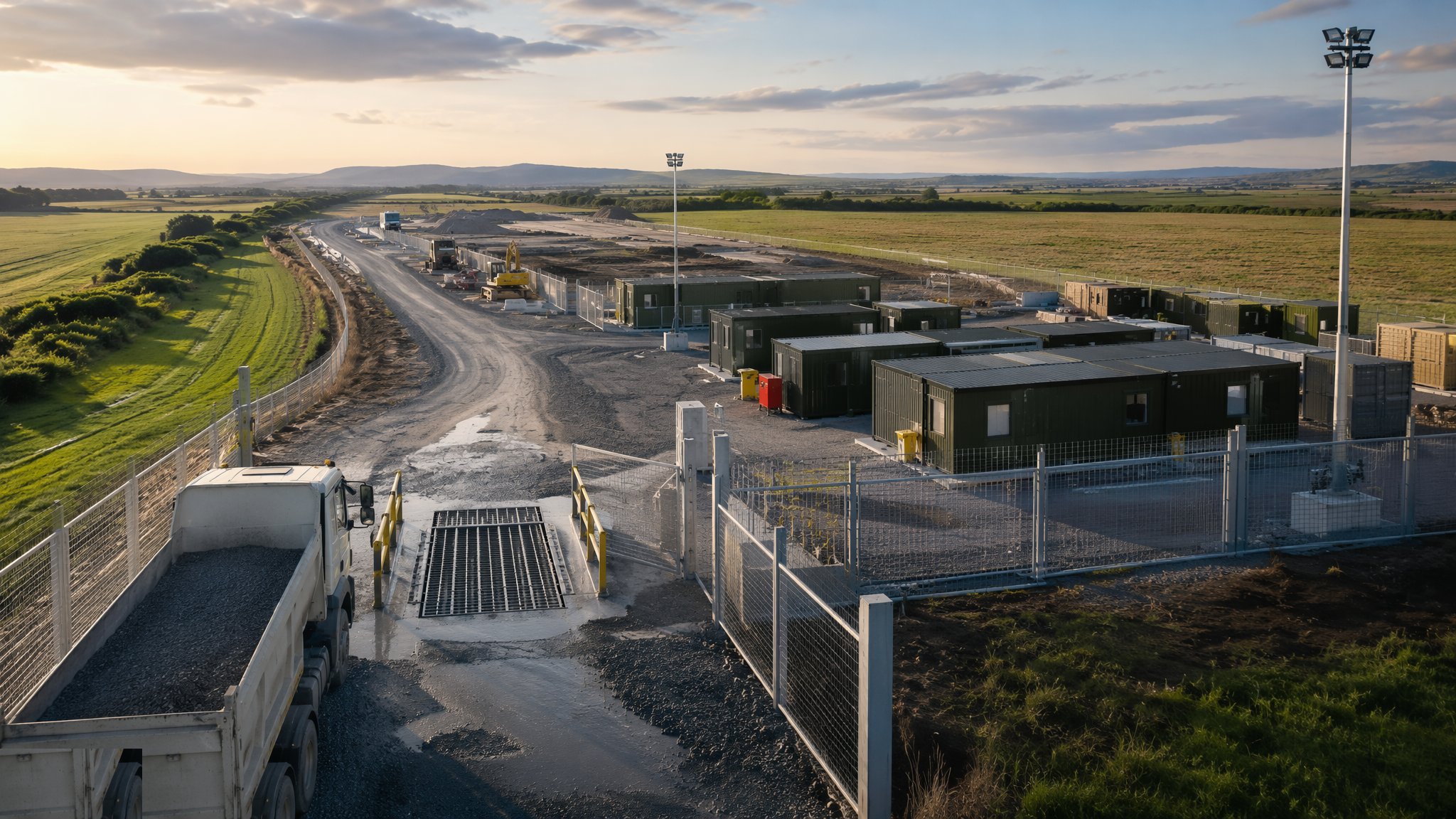 Greenfield set-up — Site Access & Enabling Works