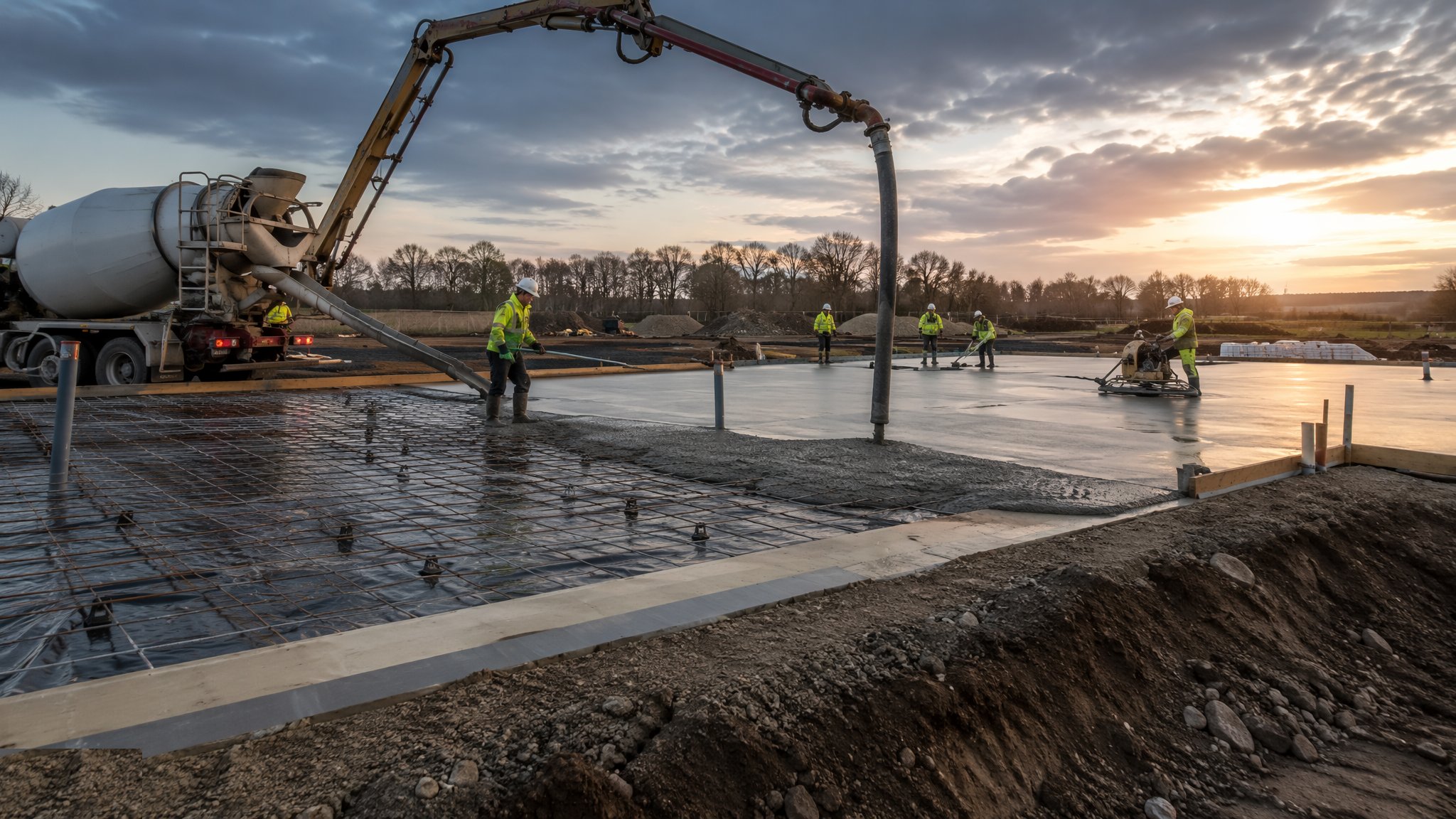 Ground-bearing slabs — Floor Slabs & Screeds