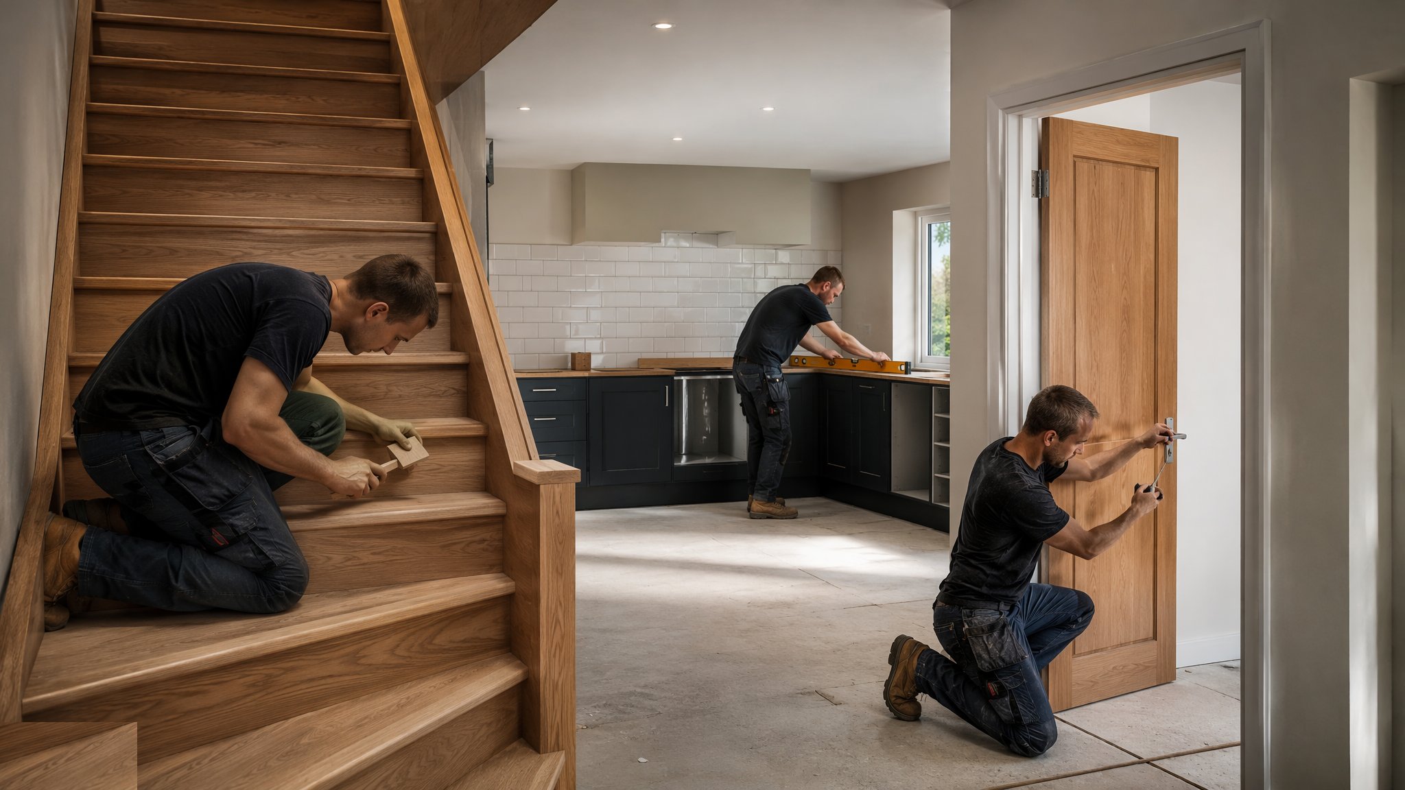 Joinery: stairs, kitchens, doors — Internal Finishes