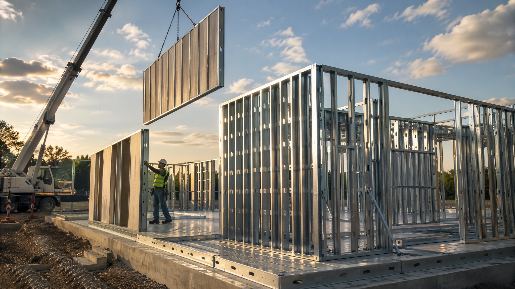 Light gauge steel framing — Steel Frame Construction