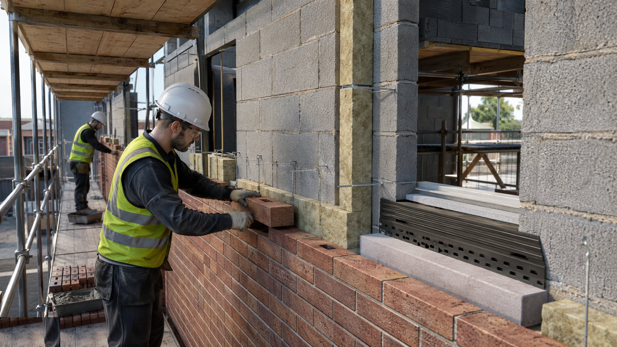 Masonry cavity walls — Masonry & Timber Frame