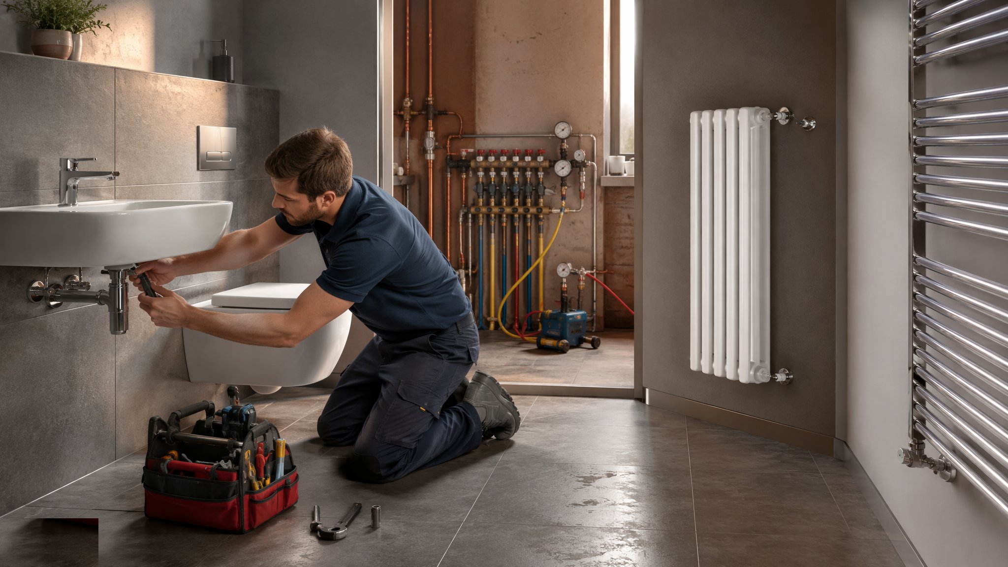 Plumbing second fix — MEP Second Fix & Commissioning