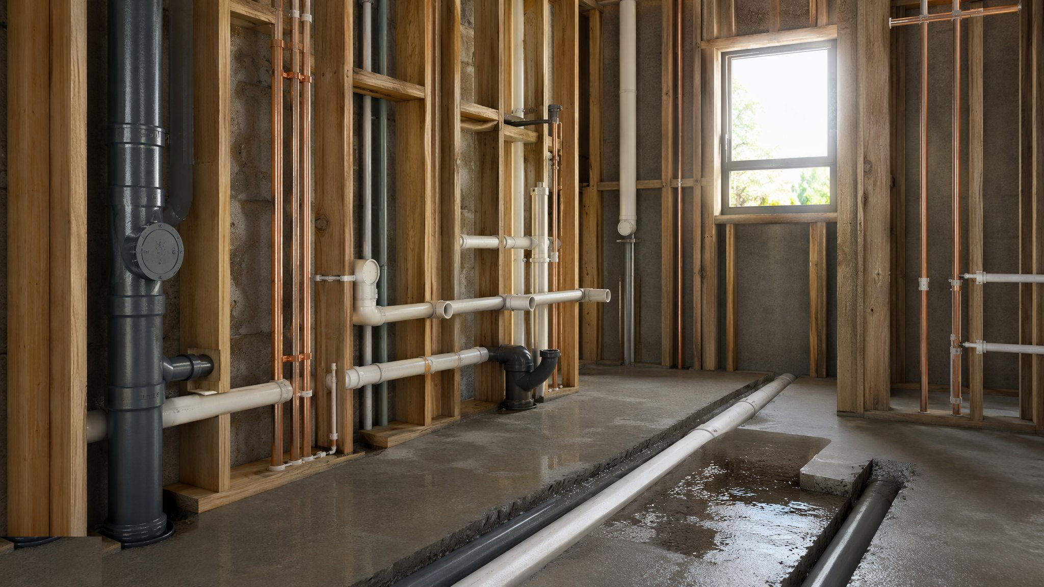 Plumbing: soil, waste and supply — MEP First Fix