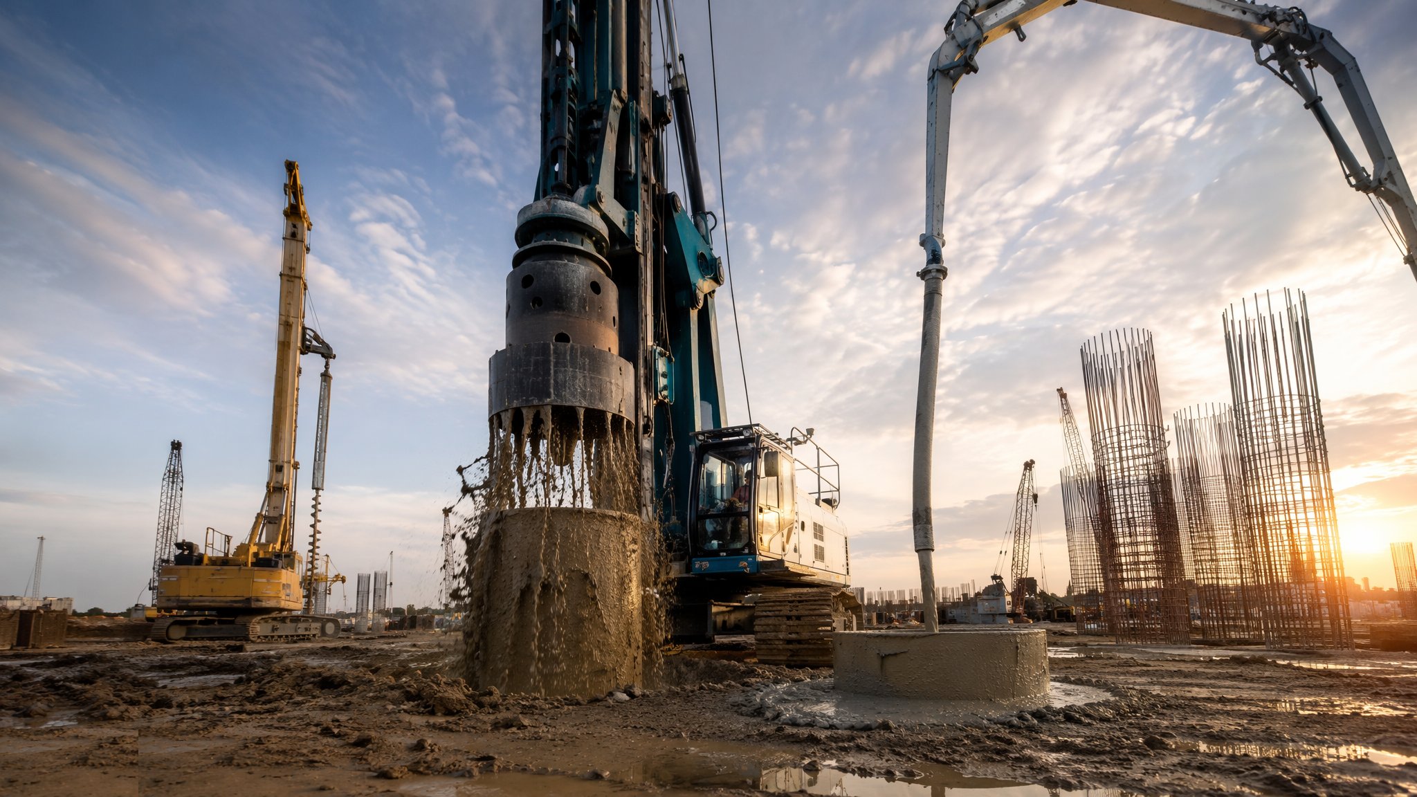 Rotary bored cast-in-situ piles — Piling & Deep Foundations